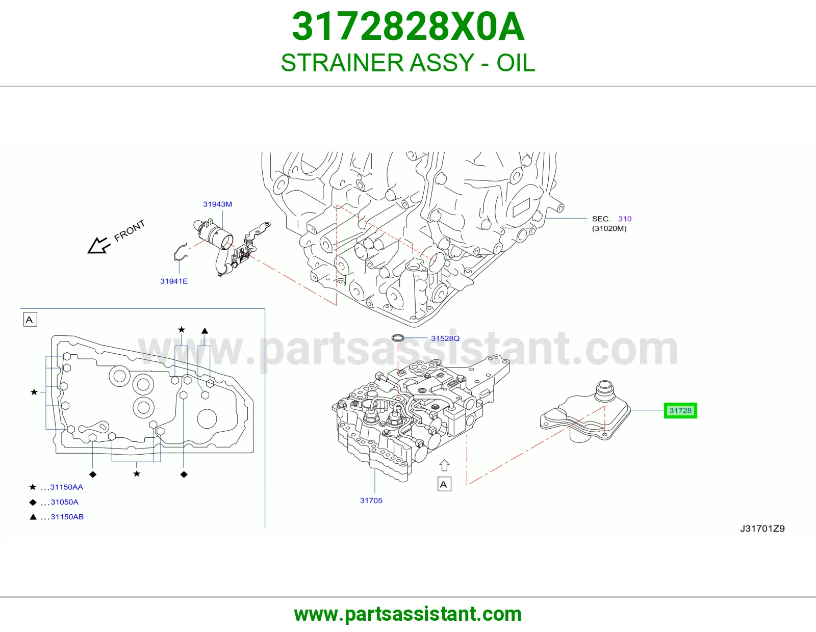 فلتر قير 3172828X0A