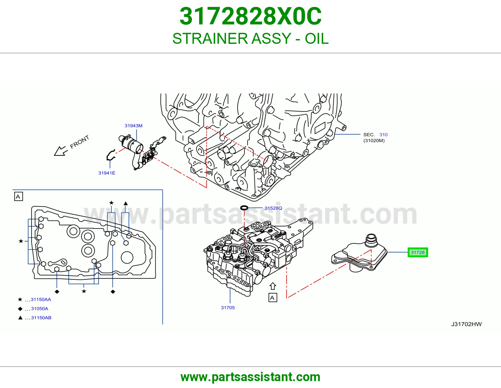 فلتر قير 3172828X0C