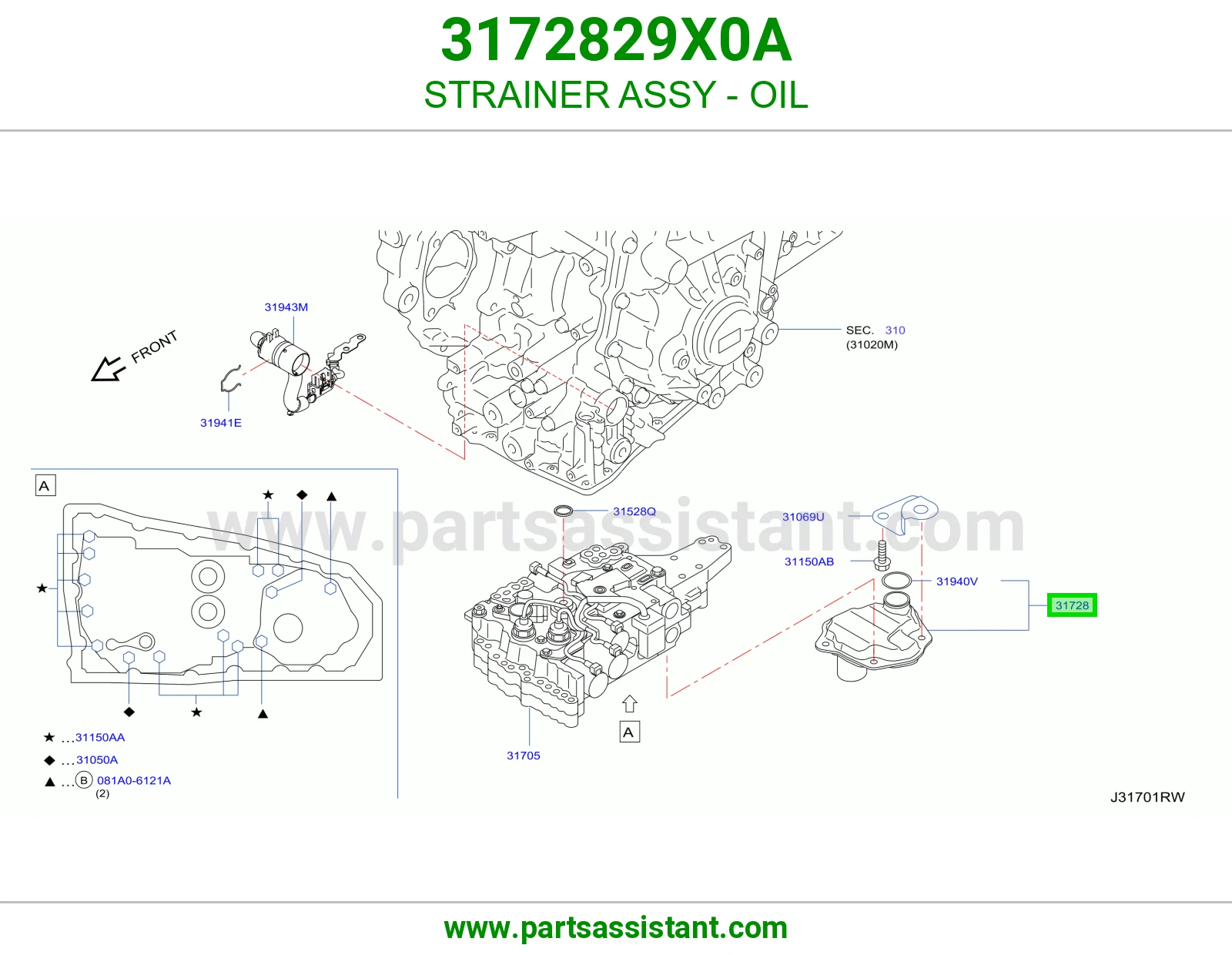فلتر قير 3172829X0A