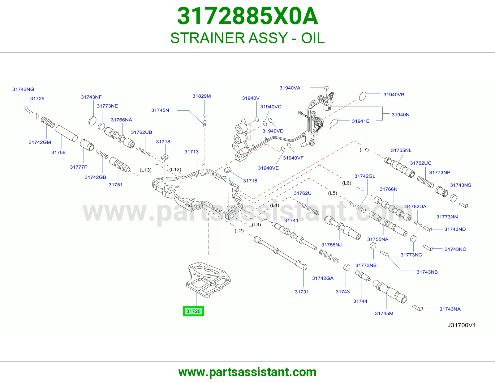 فلتر قير 3172885X0A