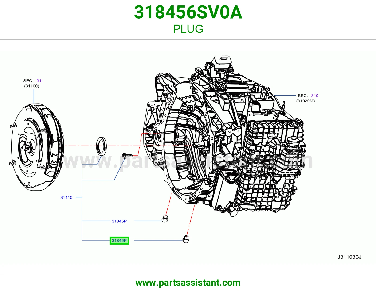 سدادة 318456SV0A