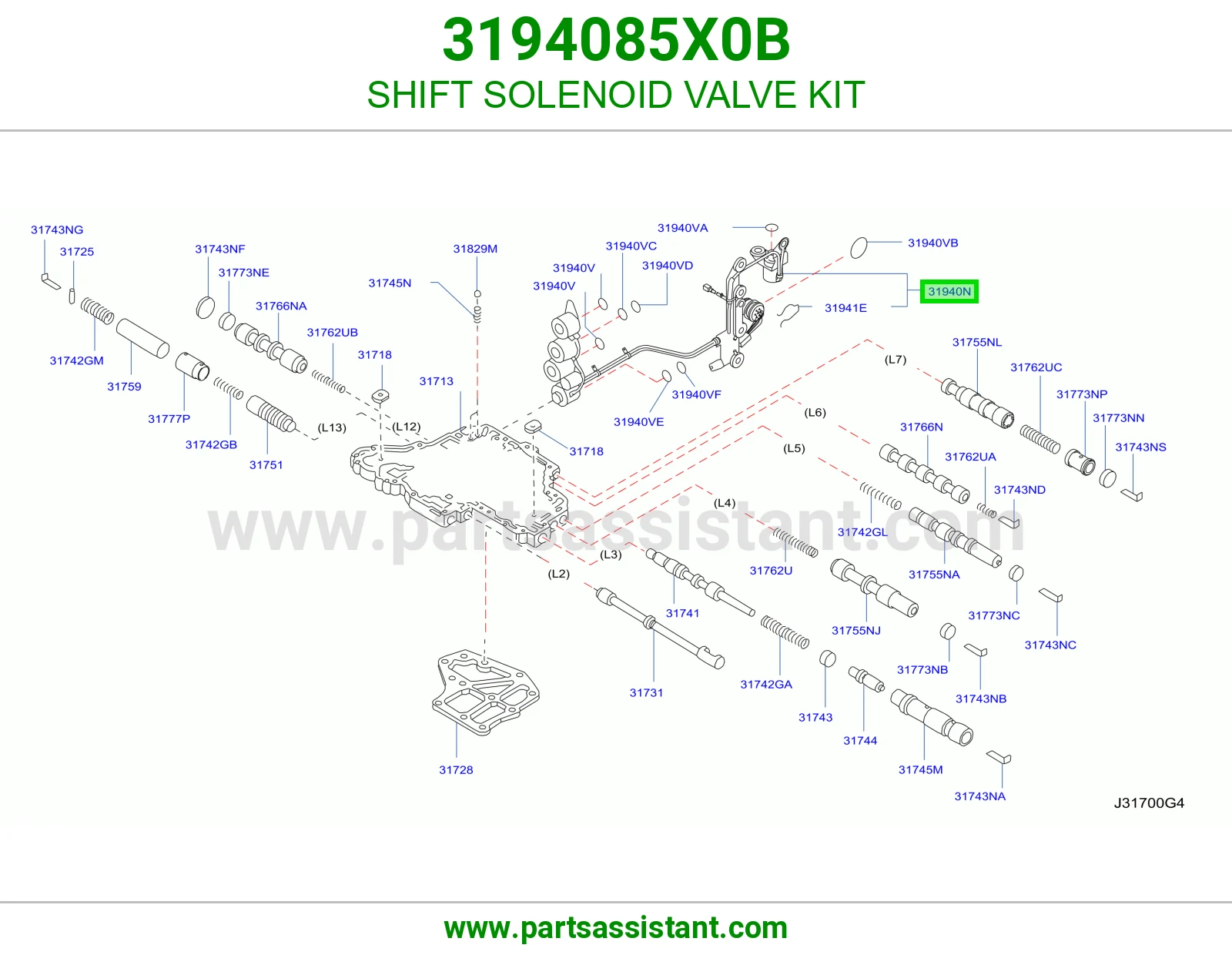 حساس تعشيق قير 3194085X0B