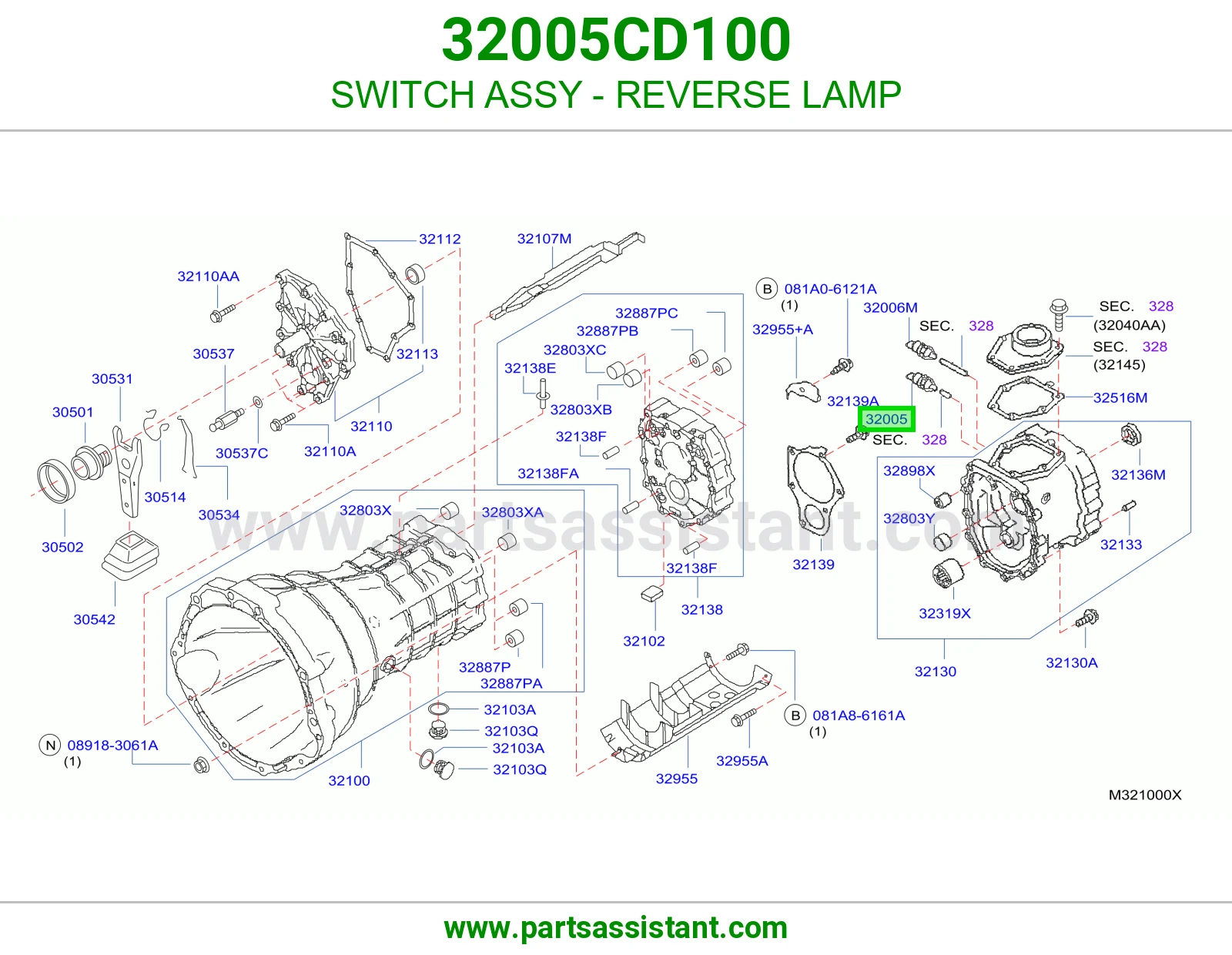 ساعه ريوس 32005CD100