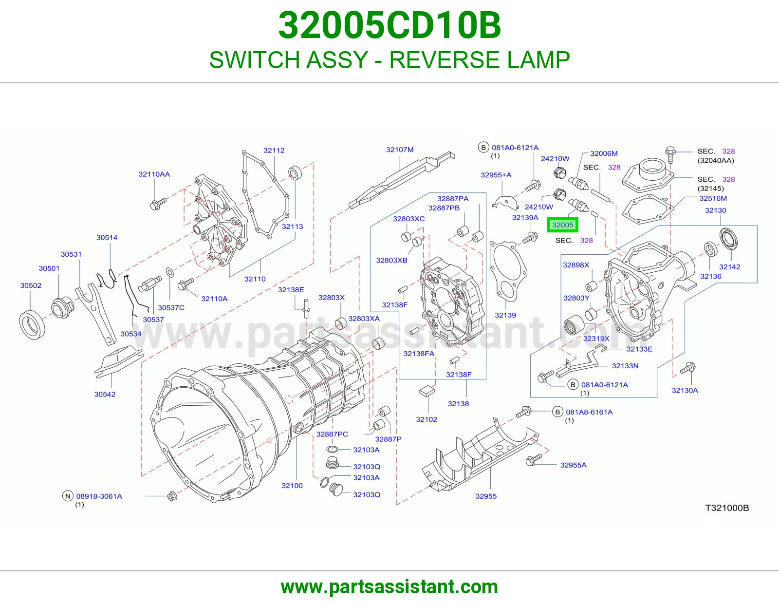 ساعه ريوس 32005CD10B