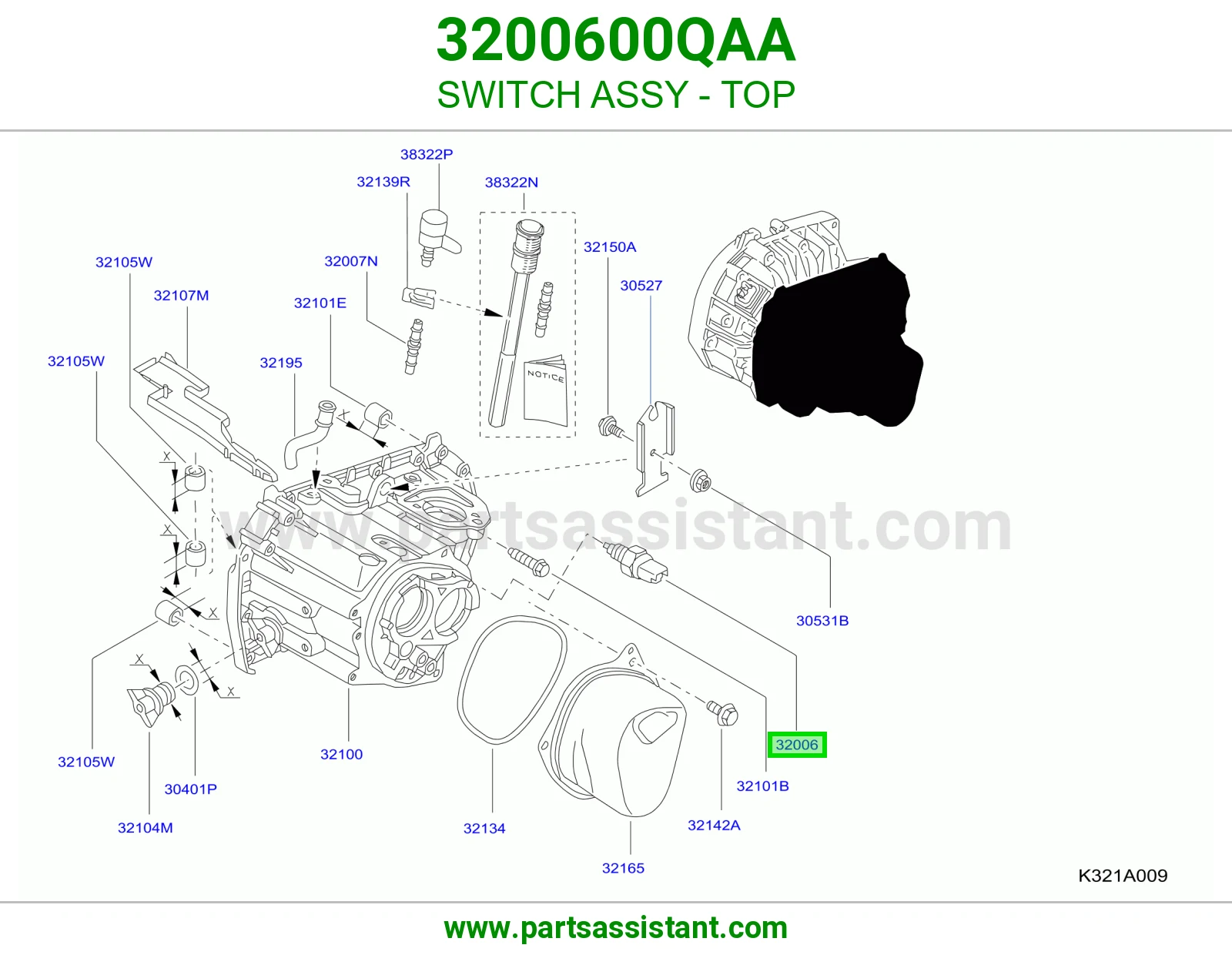 سويتش فوق كامل 3200600QAA