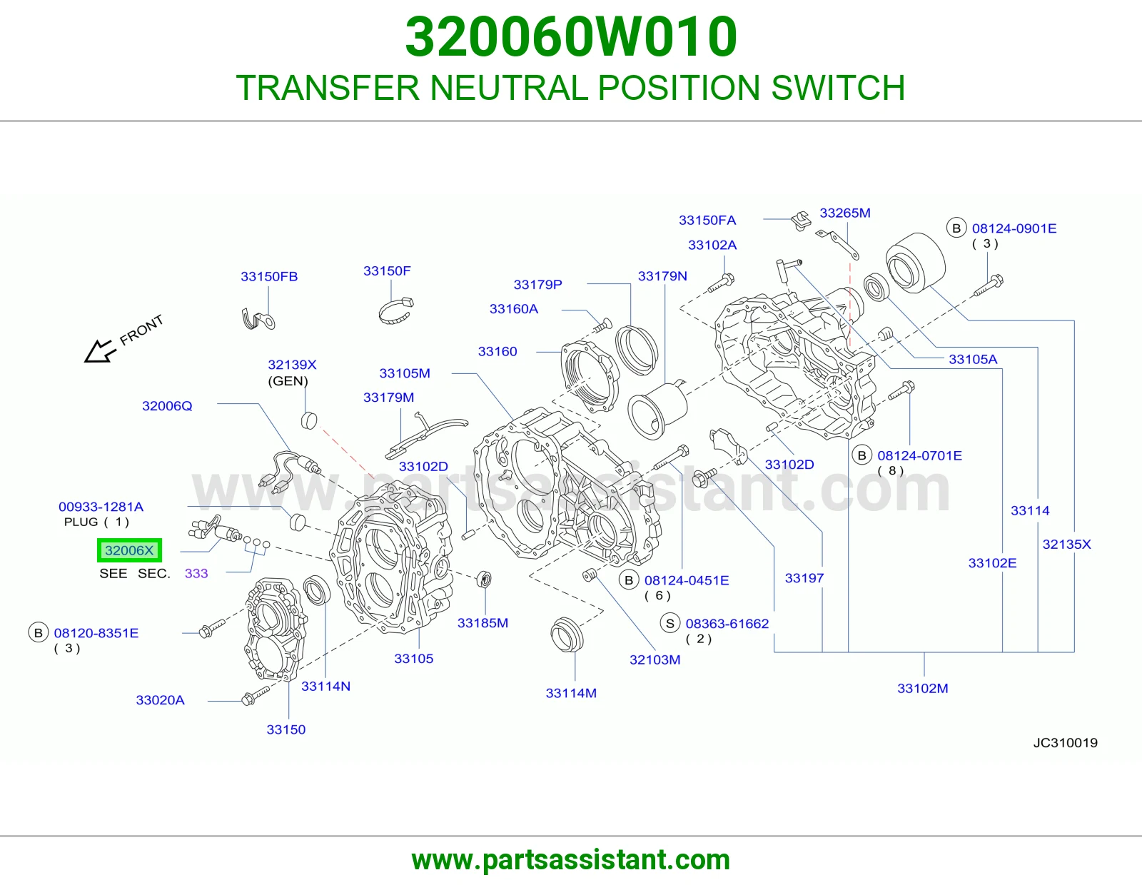 حساس قير 320060W010