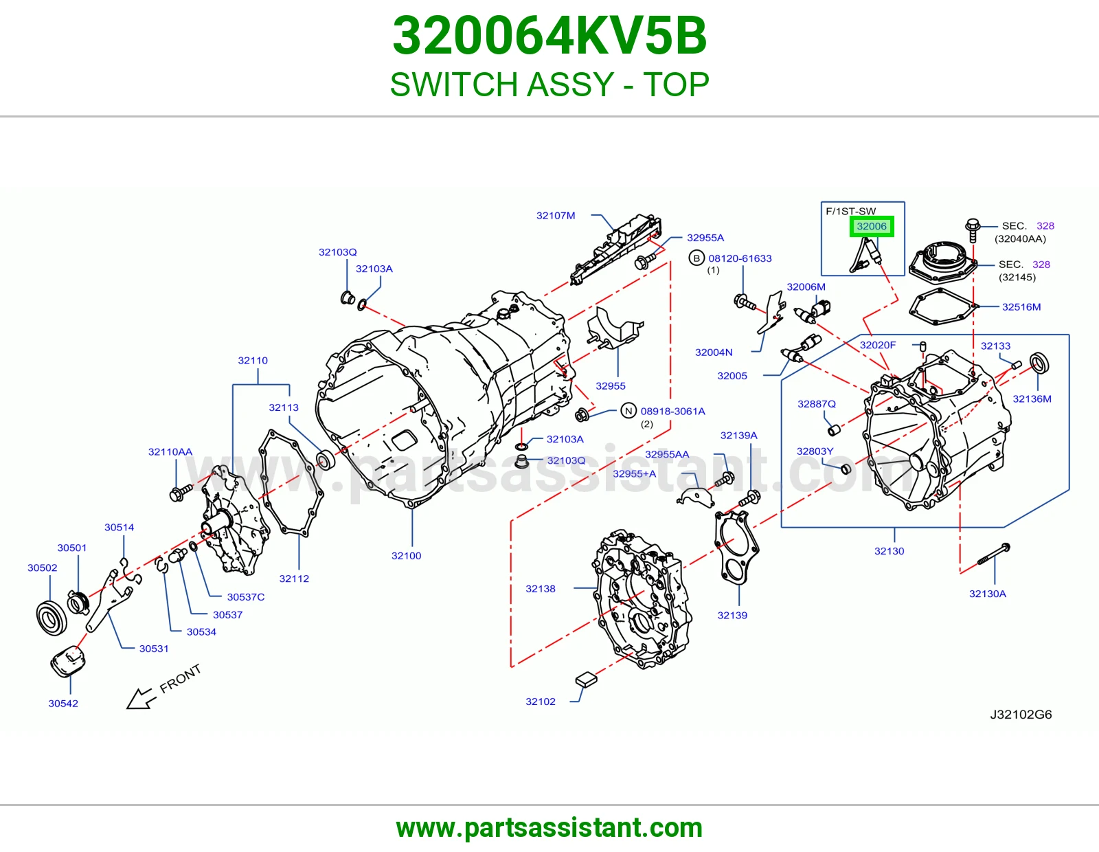 سويتش فوق كامل 320064KV5B