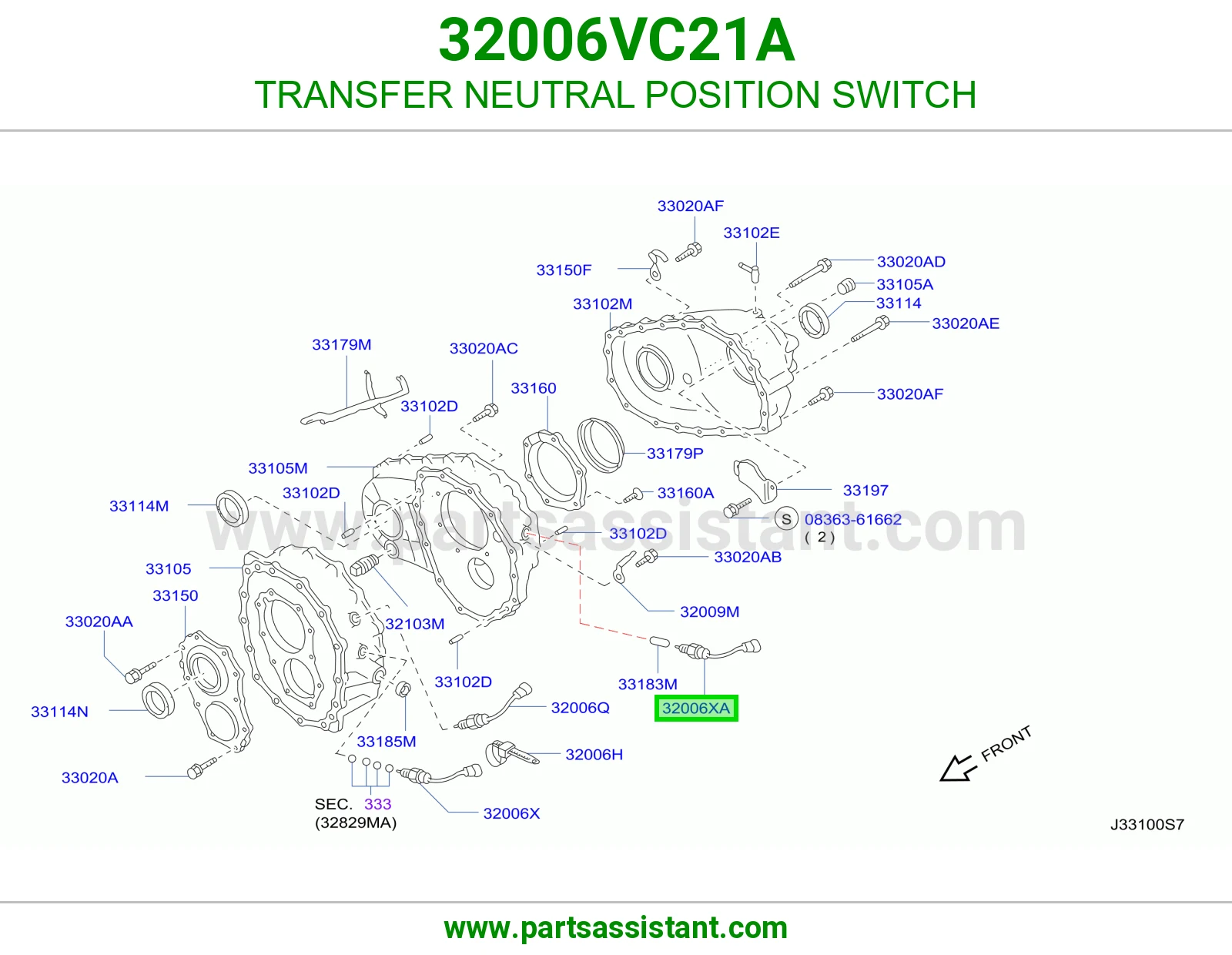 حساس قير 32006VC21A