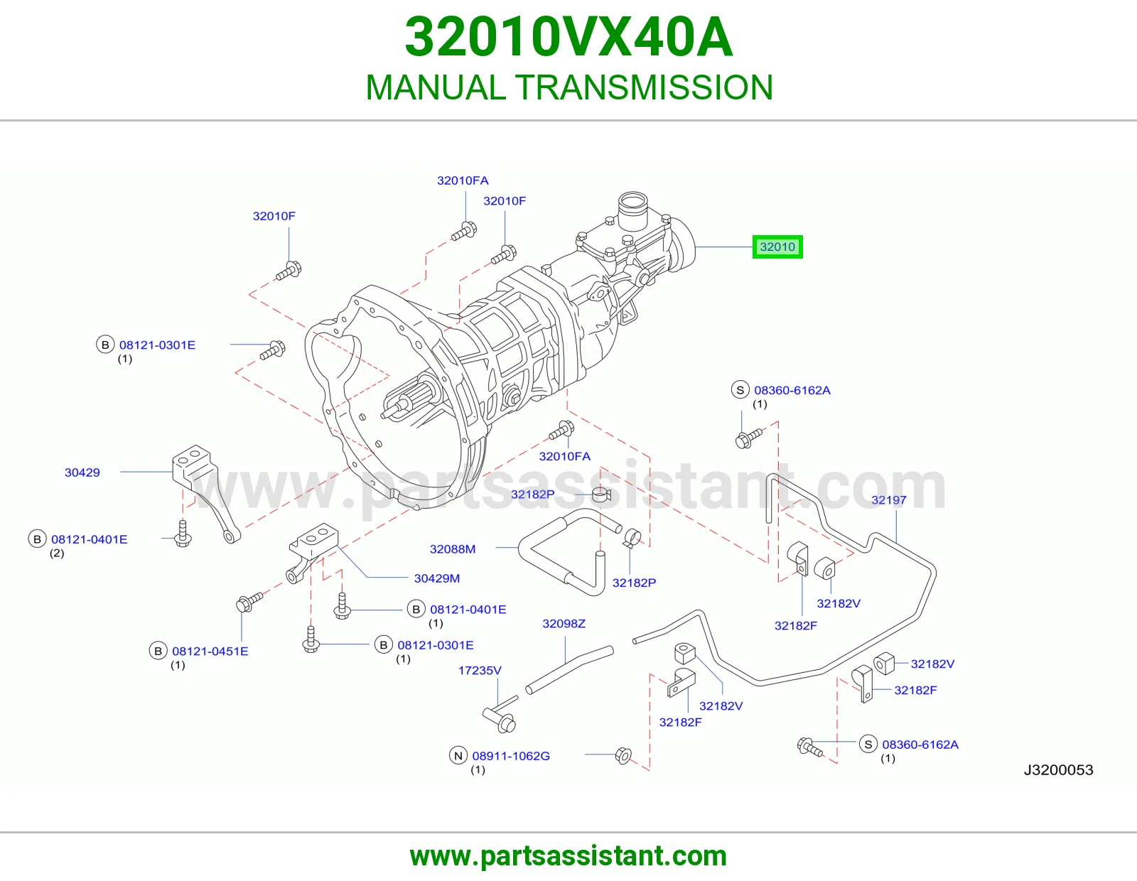 قير كامل 32010VX40A