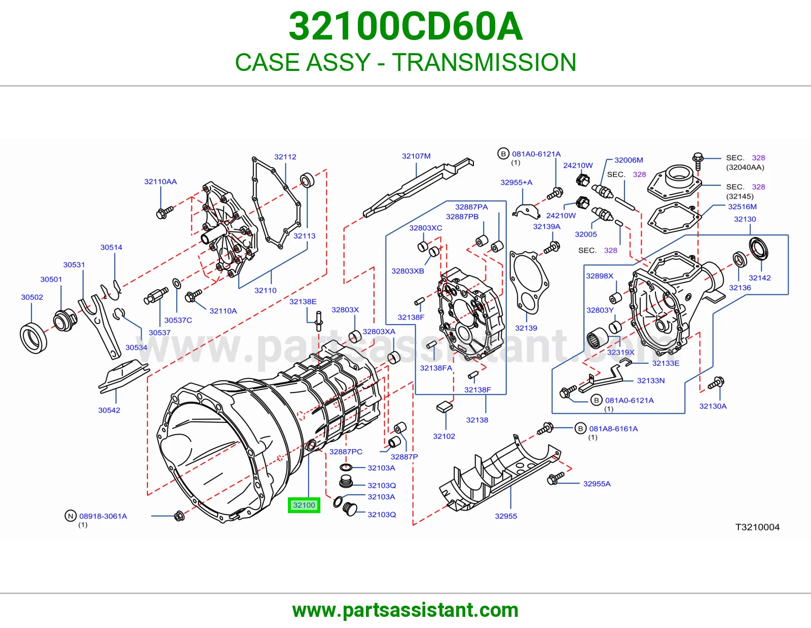 علبة قير كاملة 32100CD60A