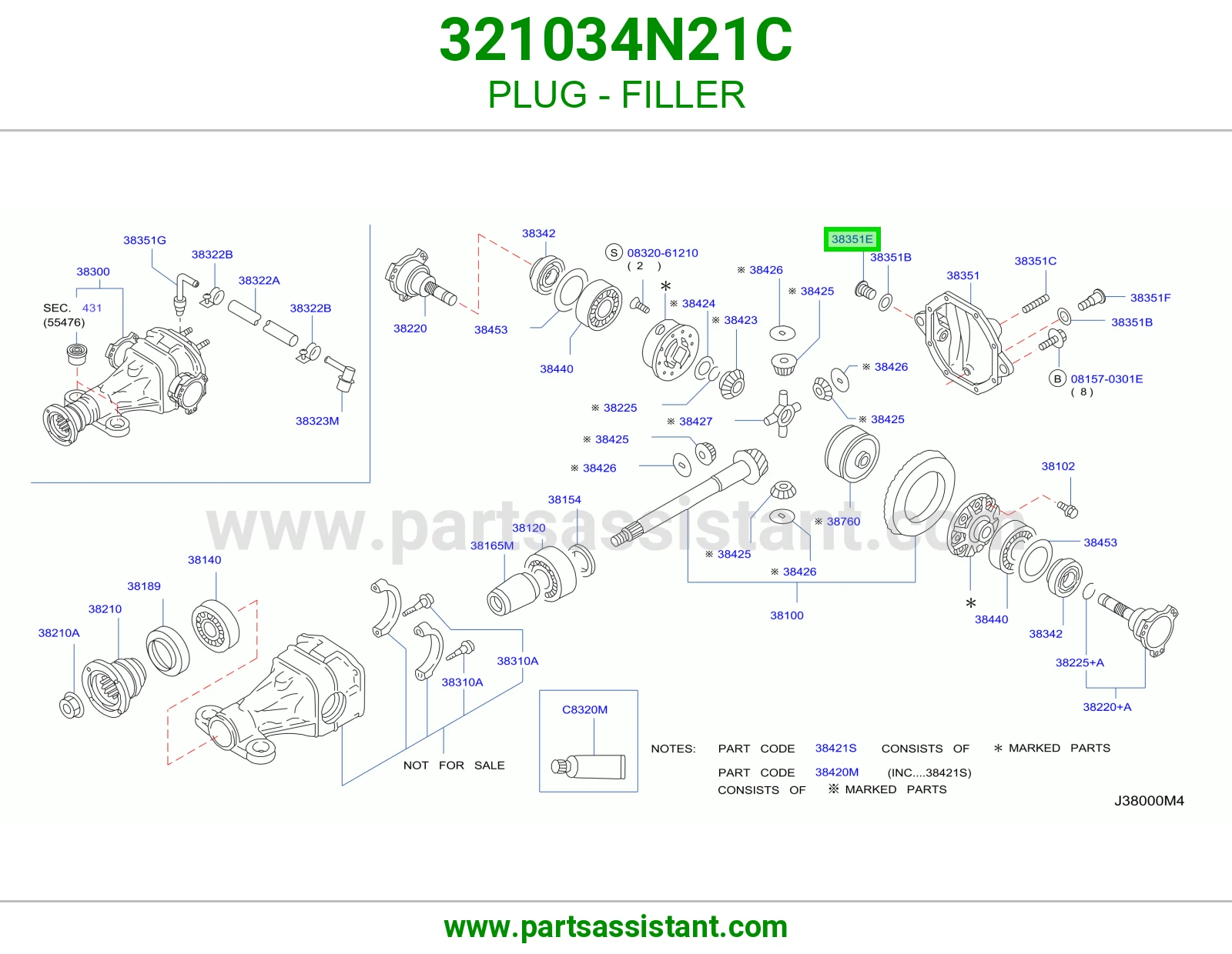 PLUG - FILLER 321034N21C