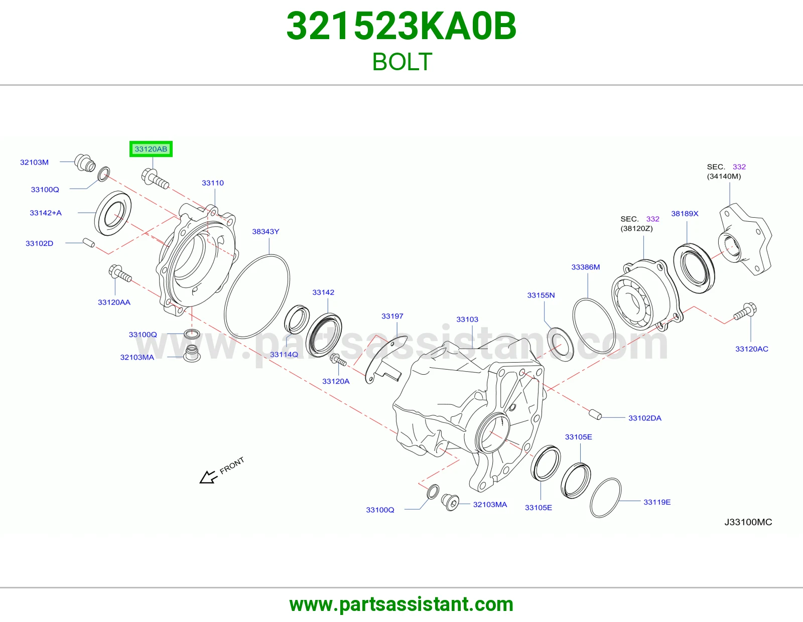 مسمار 321523KA0B