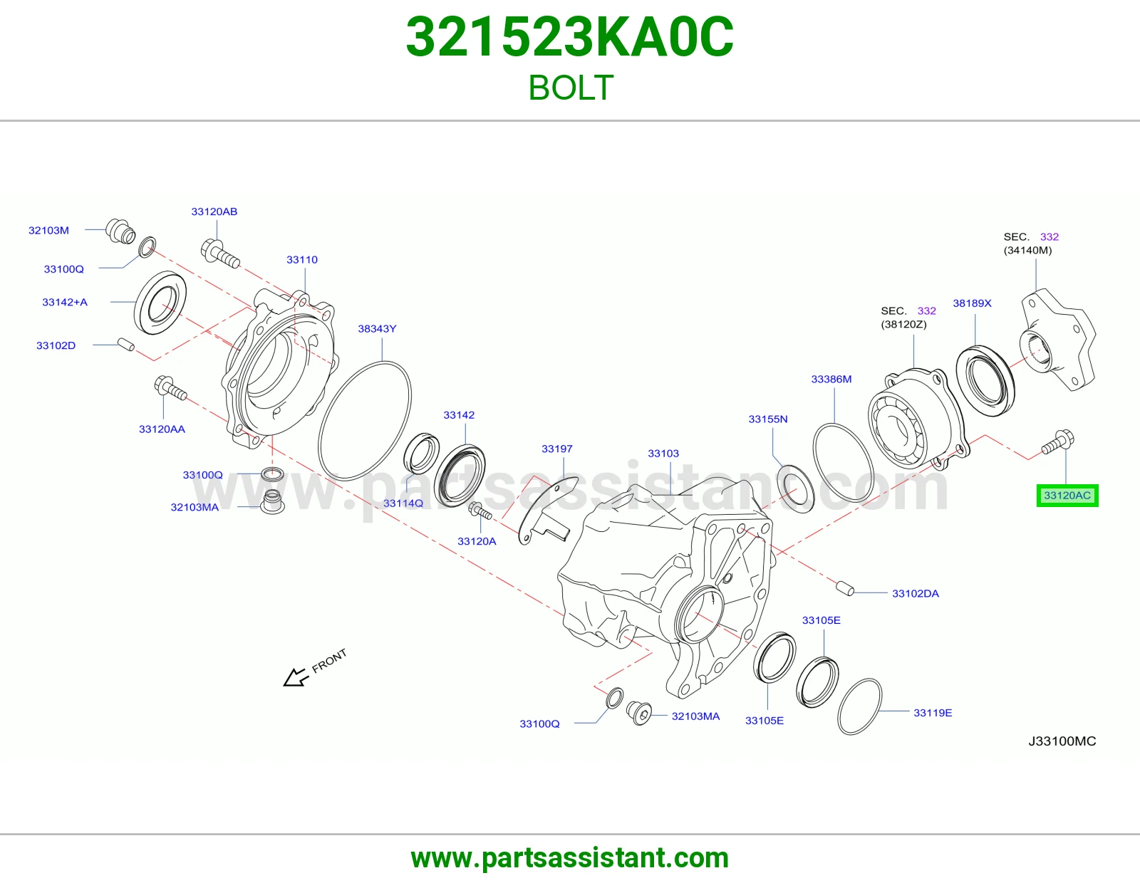 مسمار 321523KA0C