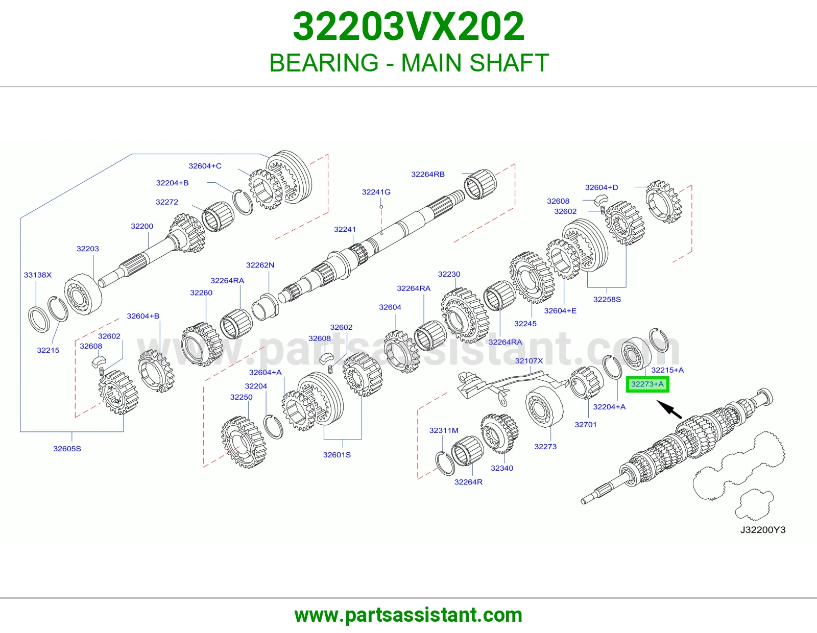 رمان قير 32203VX202