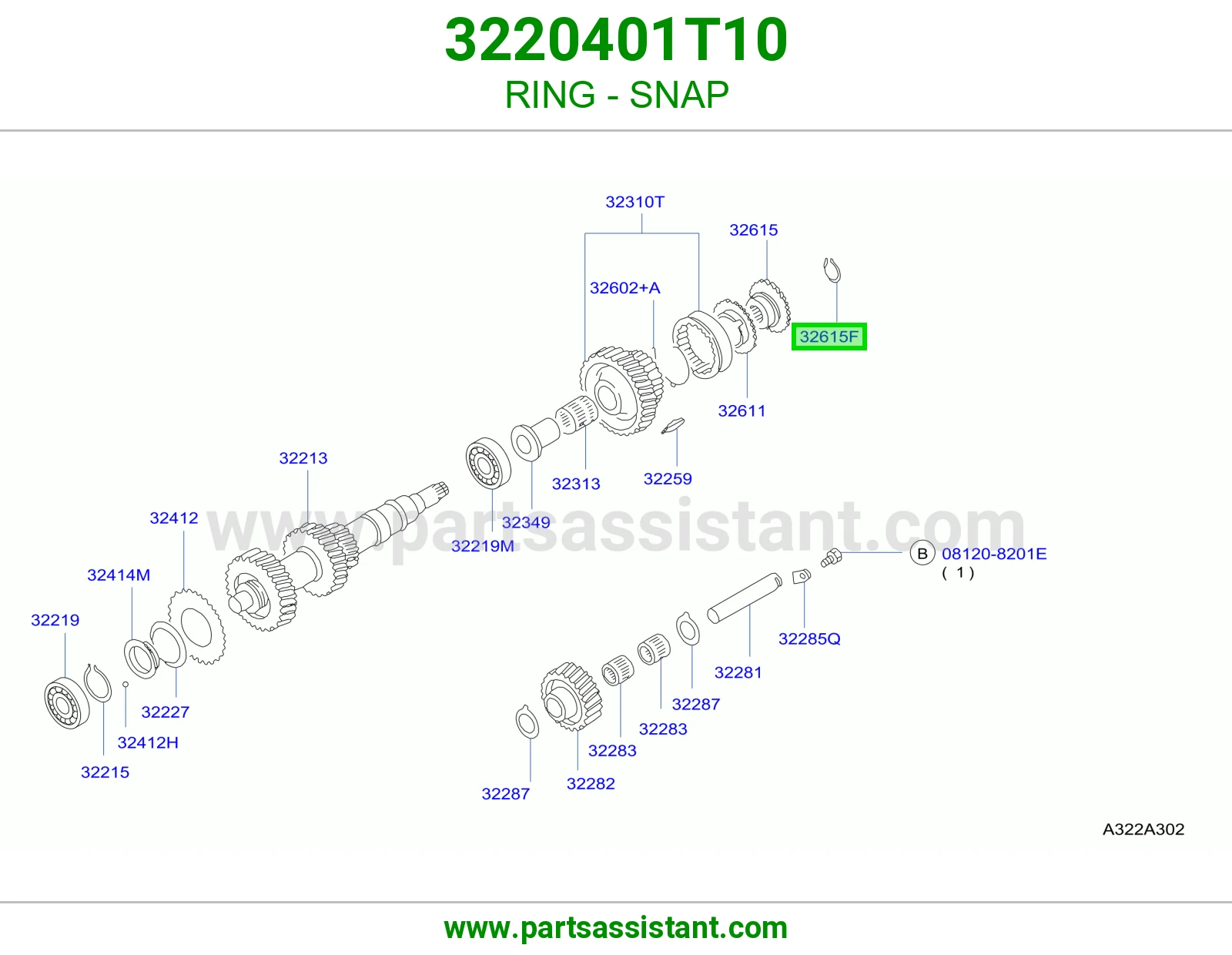 حلقة كلبس 3220401T10