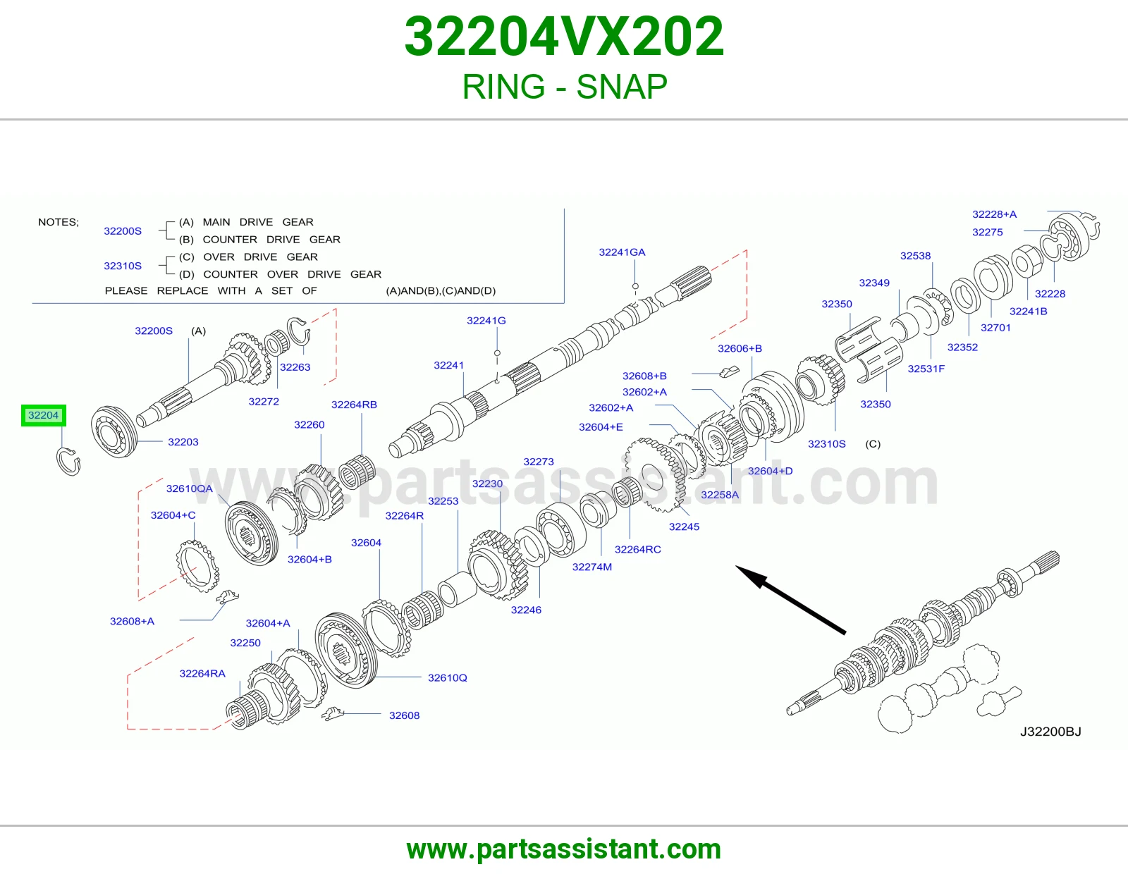 تيله قير 32204VX202