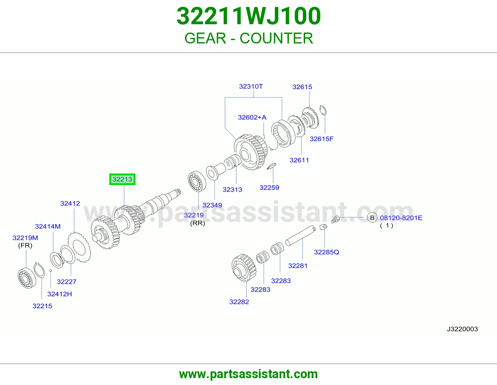 عمود شجره 32211WJ100