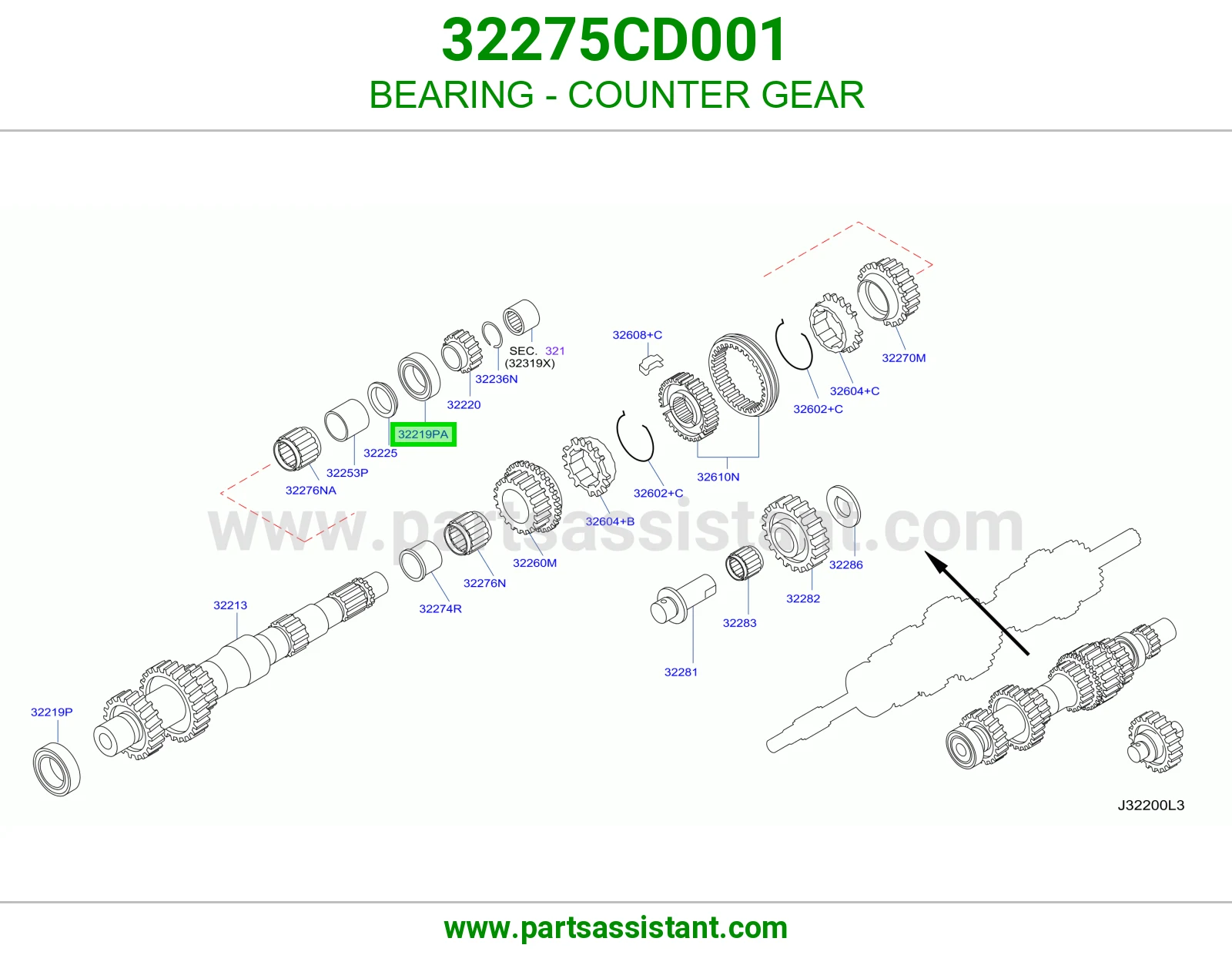 رمان عمود 32275CD001