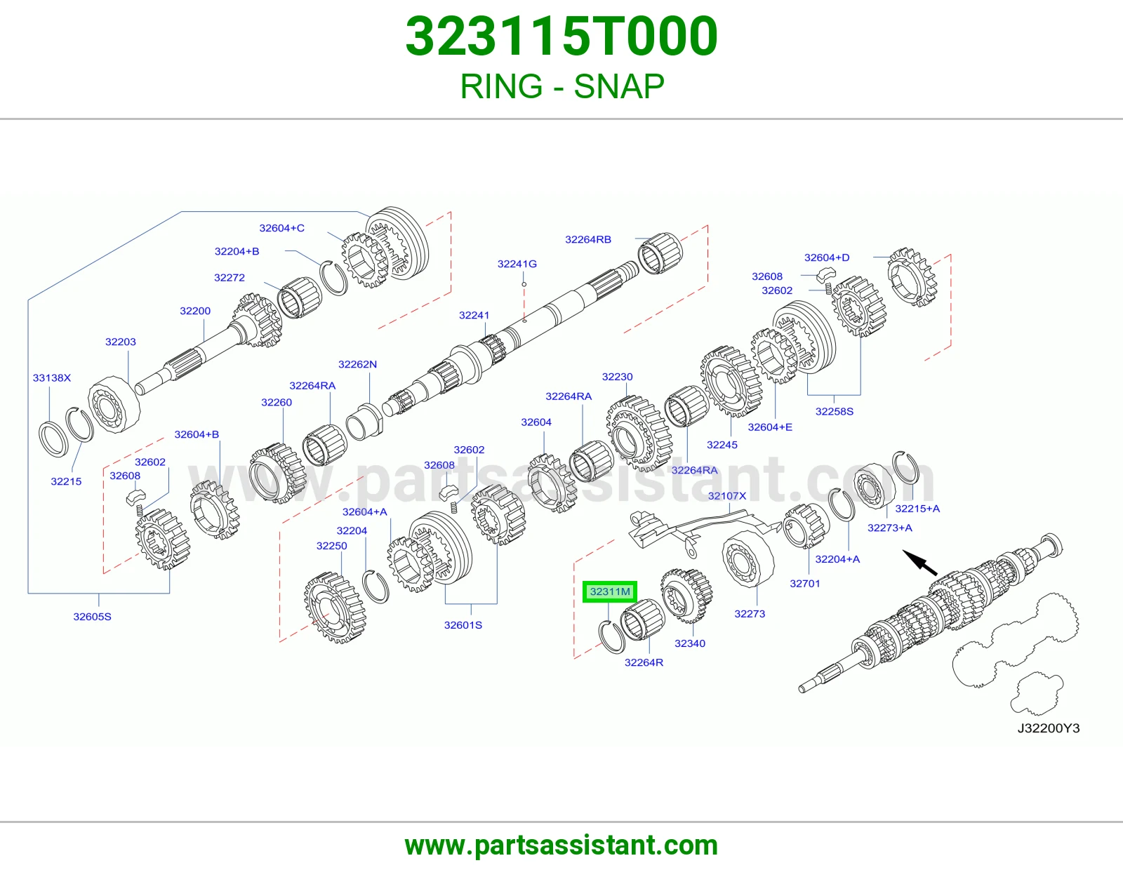 حلقة كلبس 323115T000