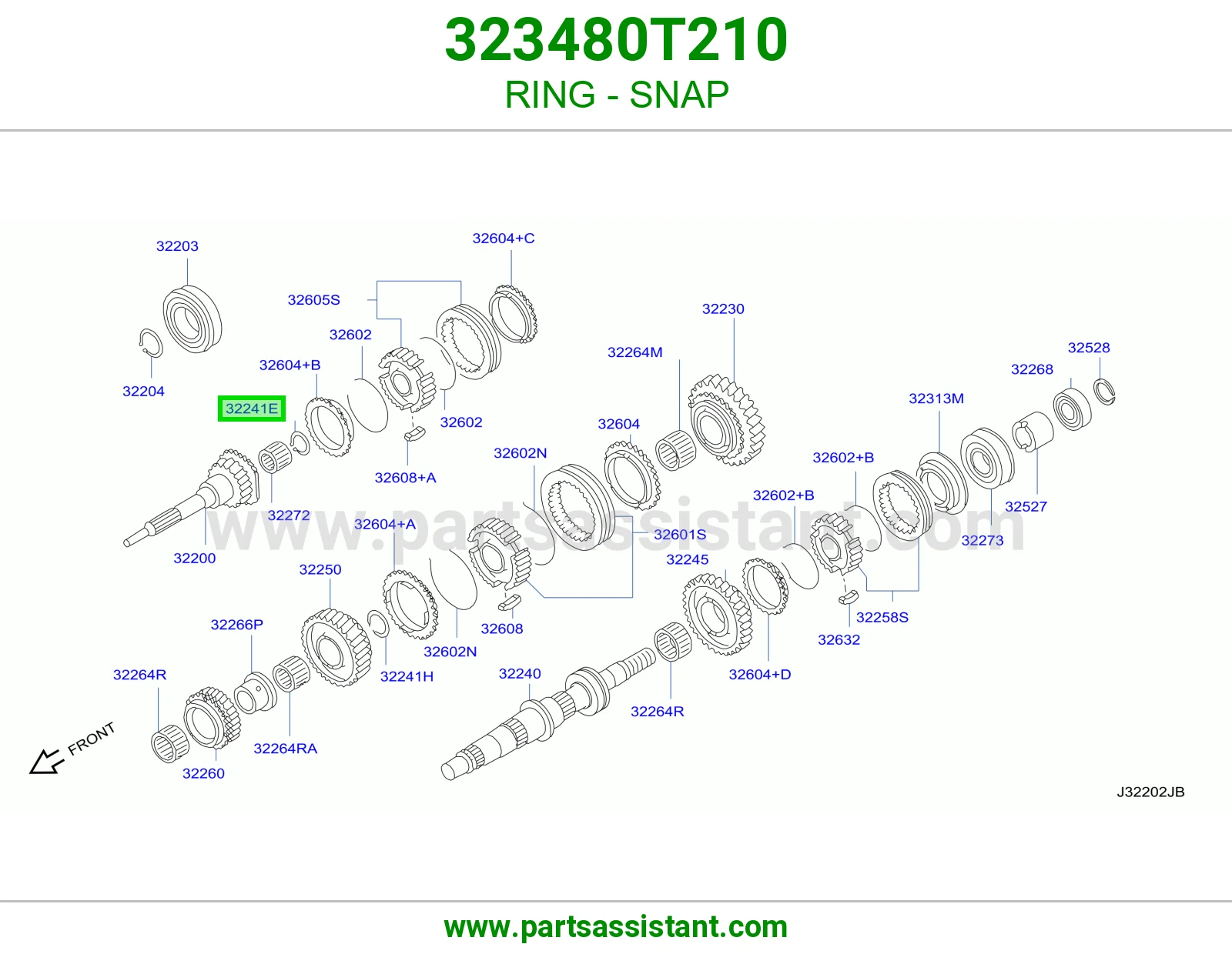 حلقة كلبس 323480T210