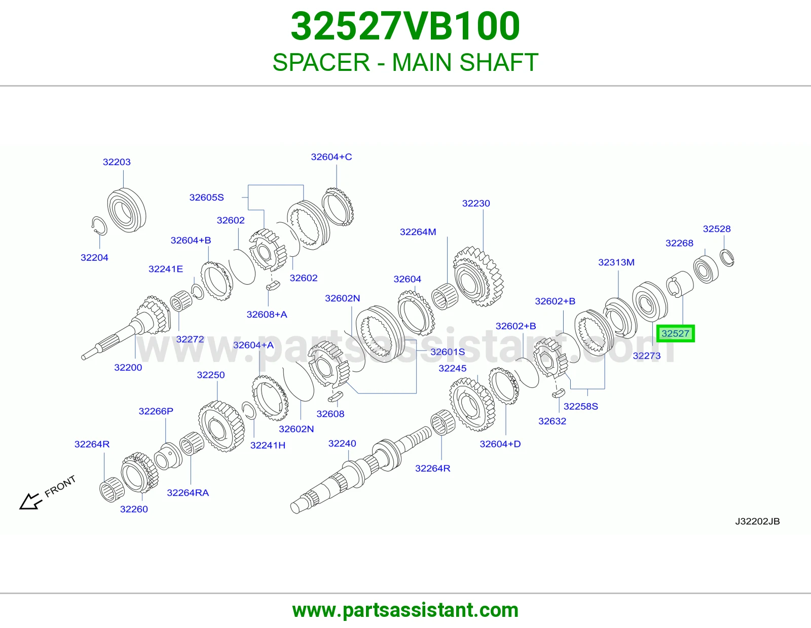 فاصل عمود رئيسي 32527VB100