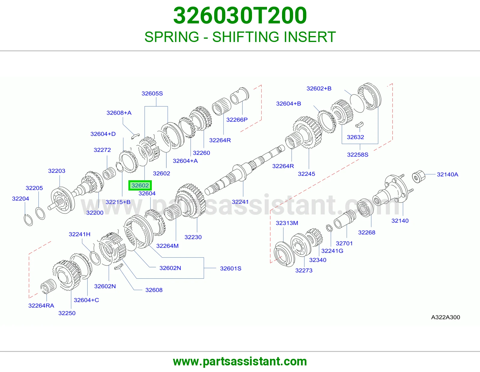 ياي قطعة تعشيق 326030T200