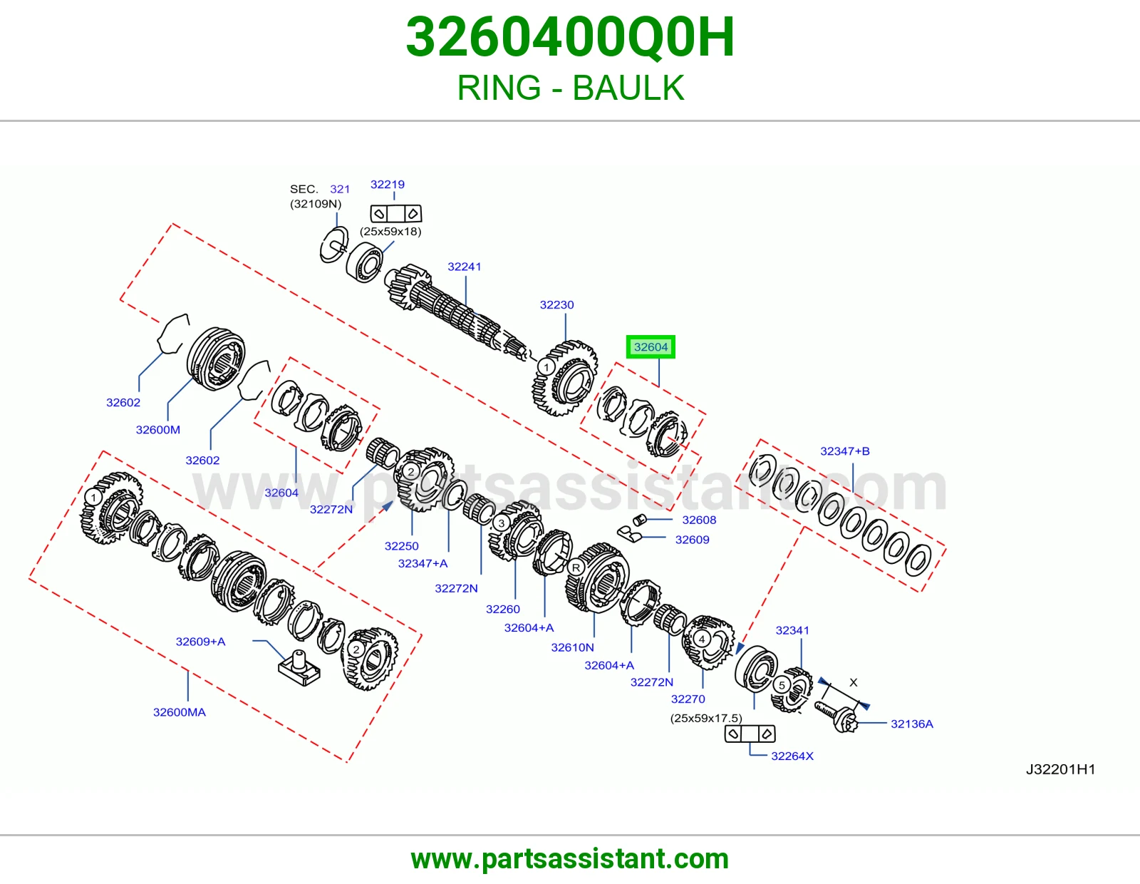 حلقة سنكرون 3260400Q0H