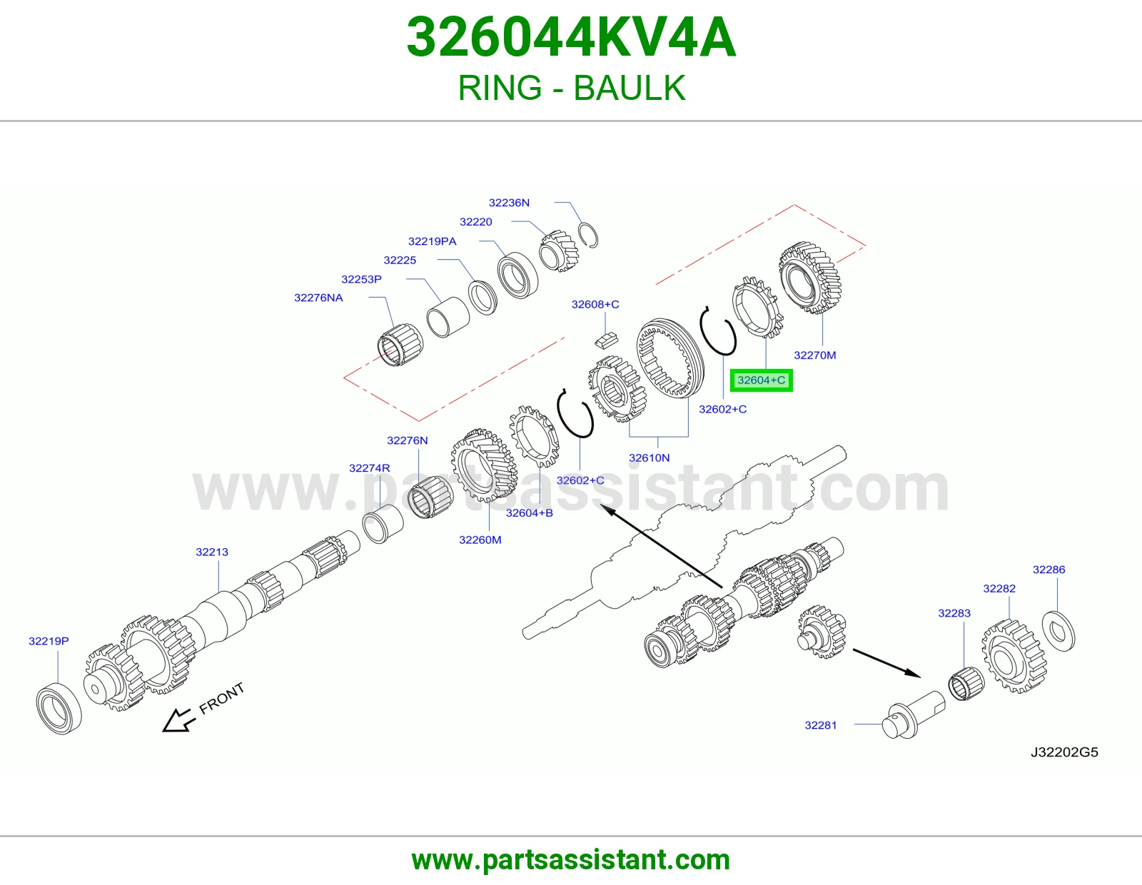 حلقة سنكرون 326044KV4A
