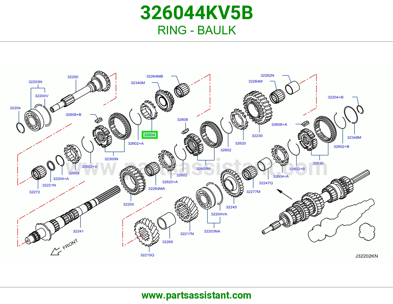 حلقة سنكرون 326044KV5B