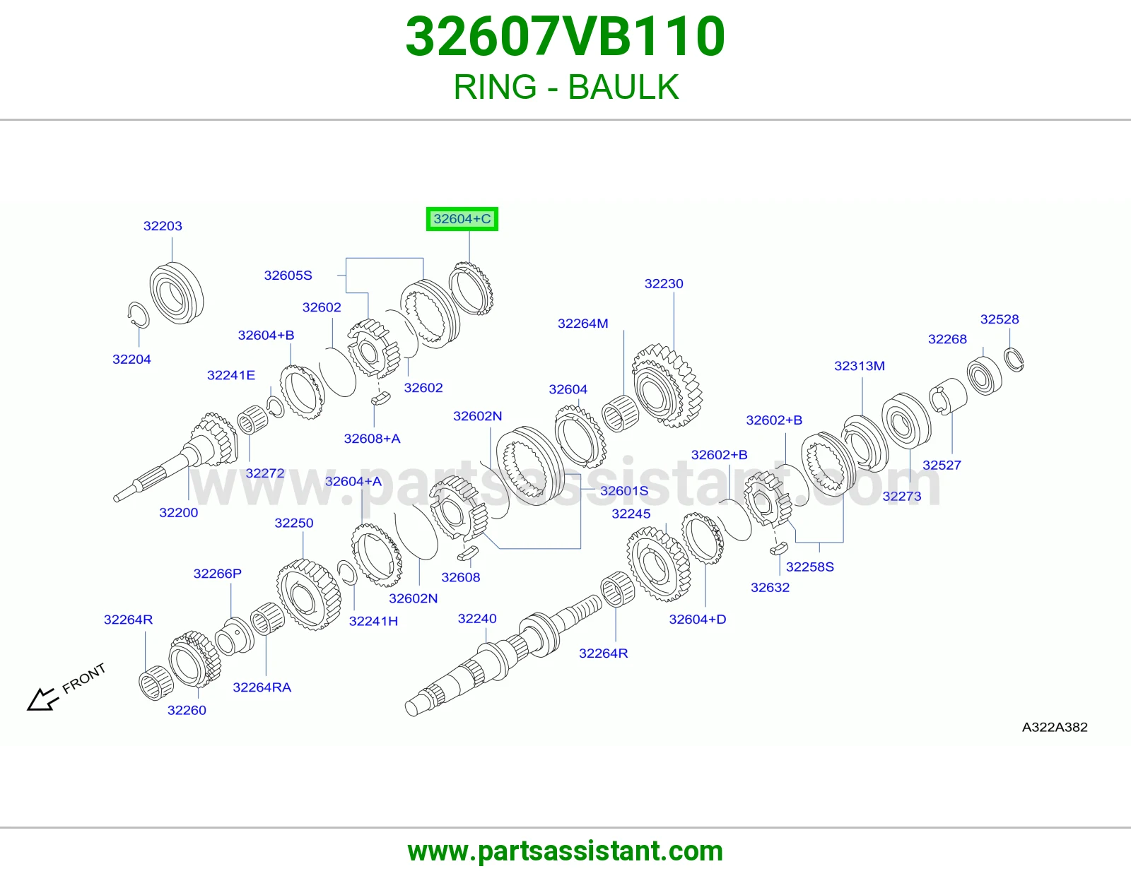 حلقة حاجز 32607VB110