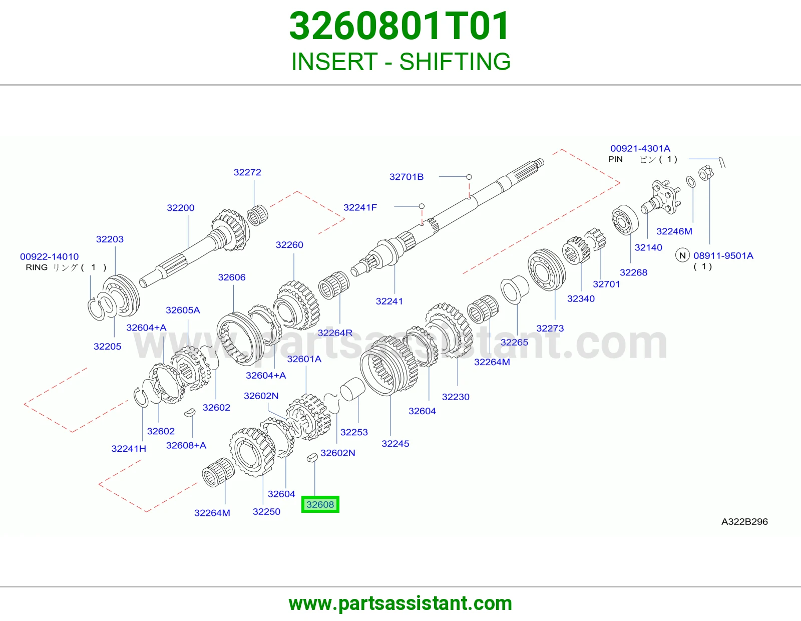 حشوة تعشيق 3260801T01