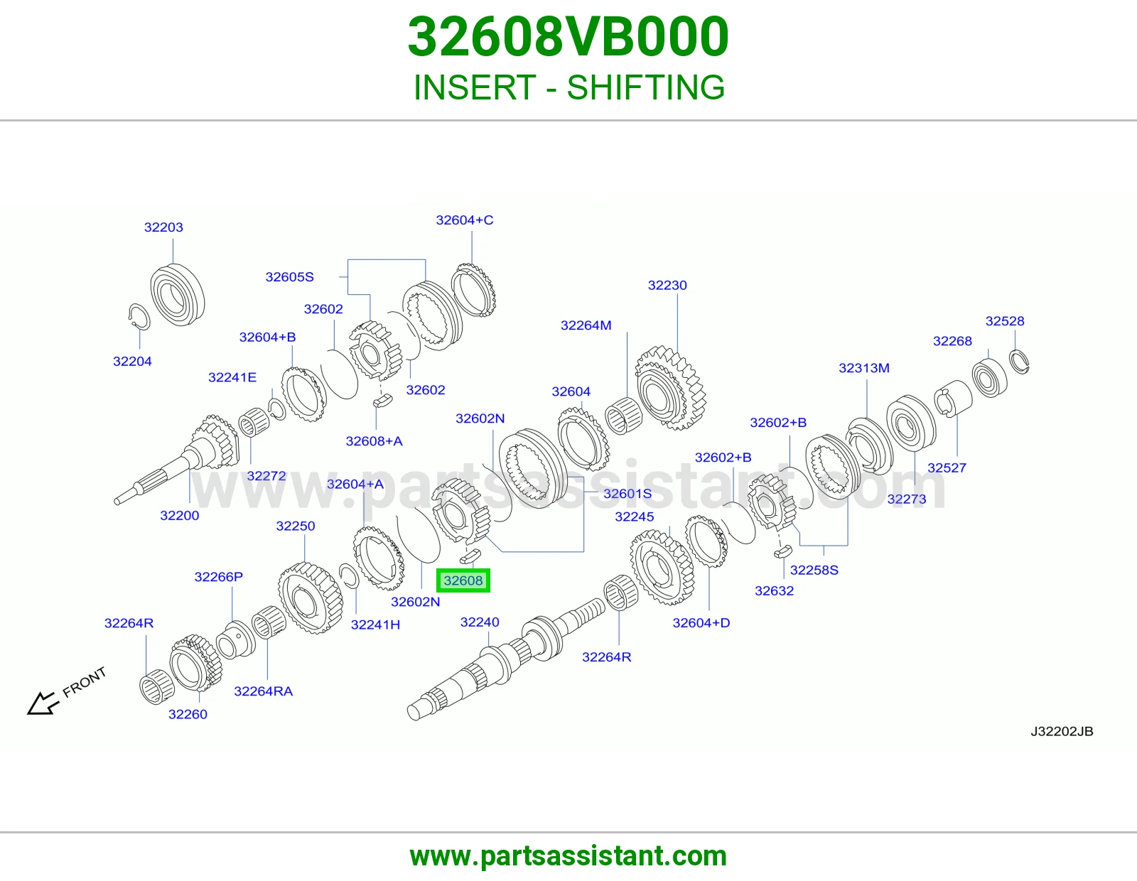 حشوة تعشيق 32608VB000