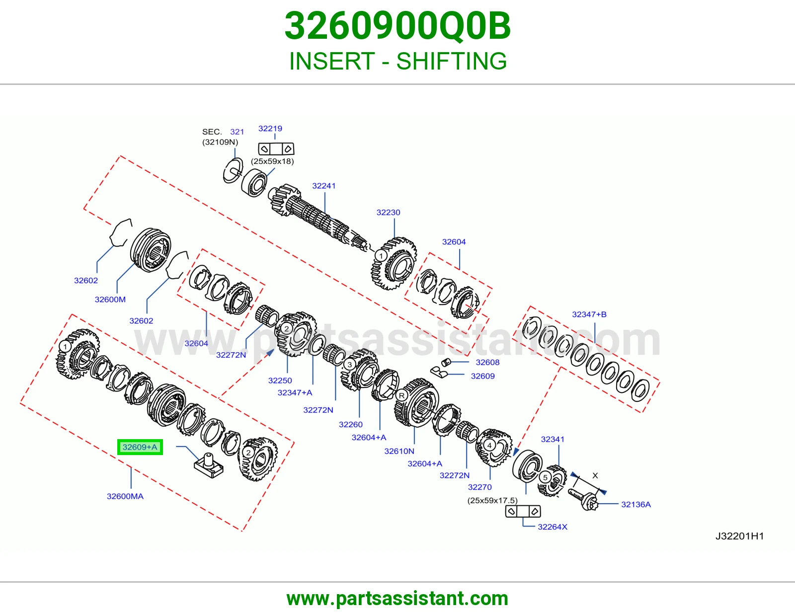 حشوة تعشيق 3260900Q0B