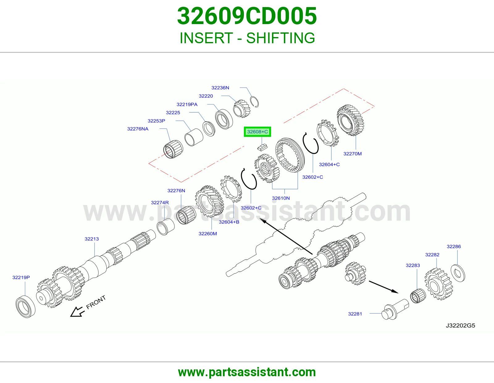 حشوة تعشيق 32609CD005