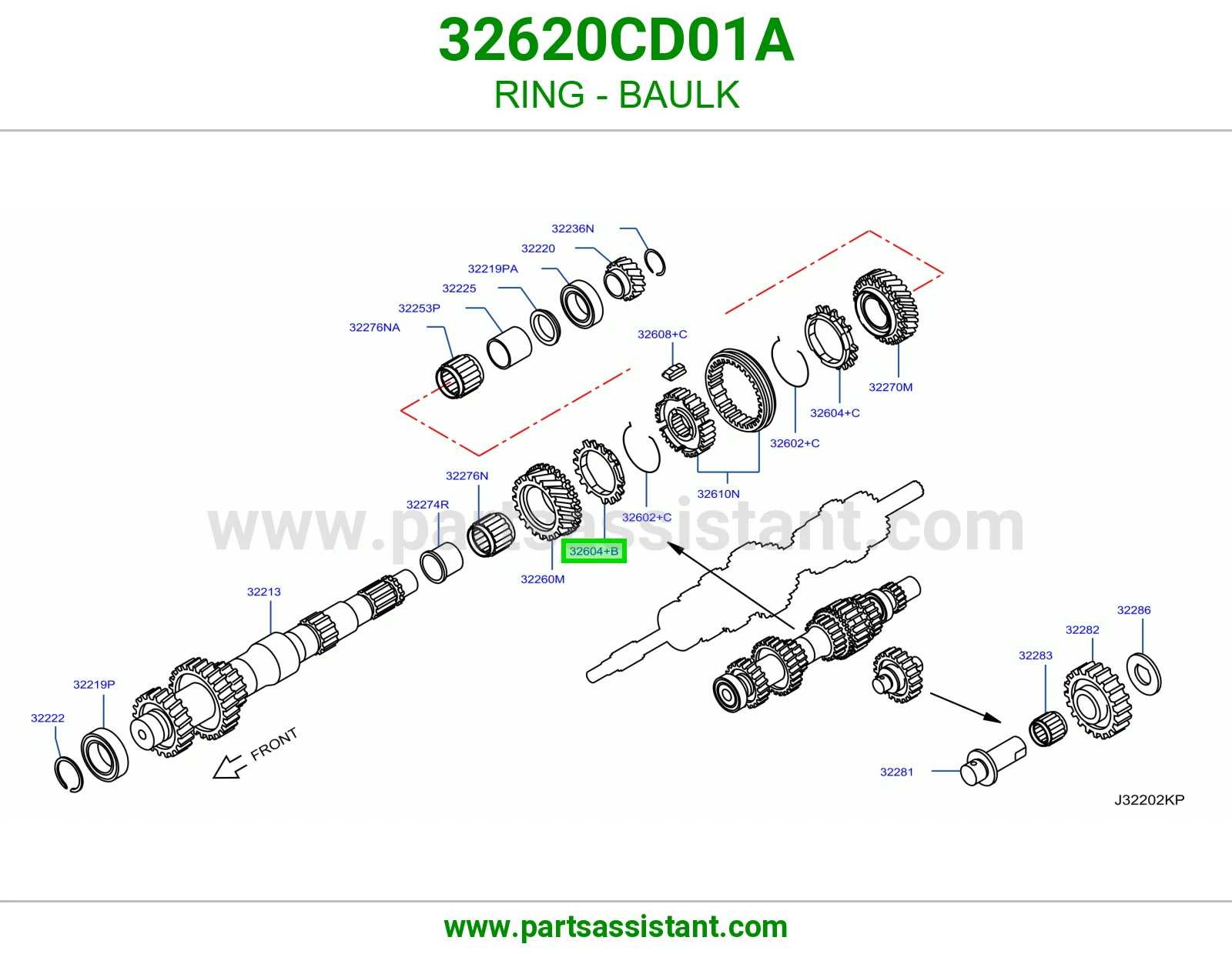 حلقة سنكرون 32620CD01A