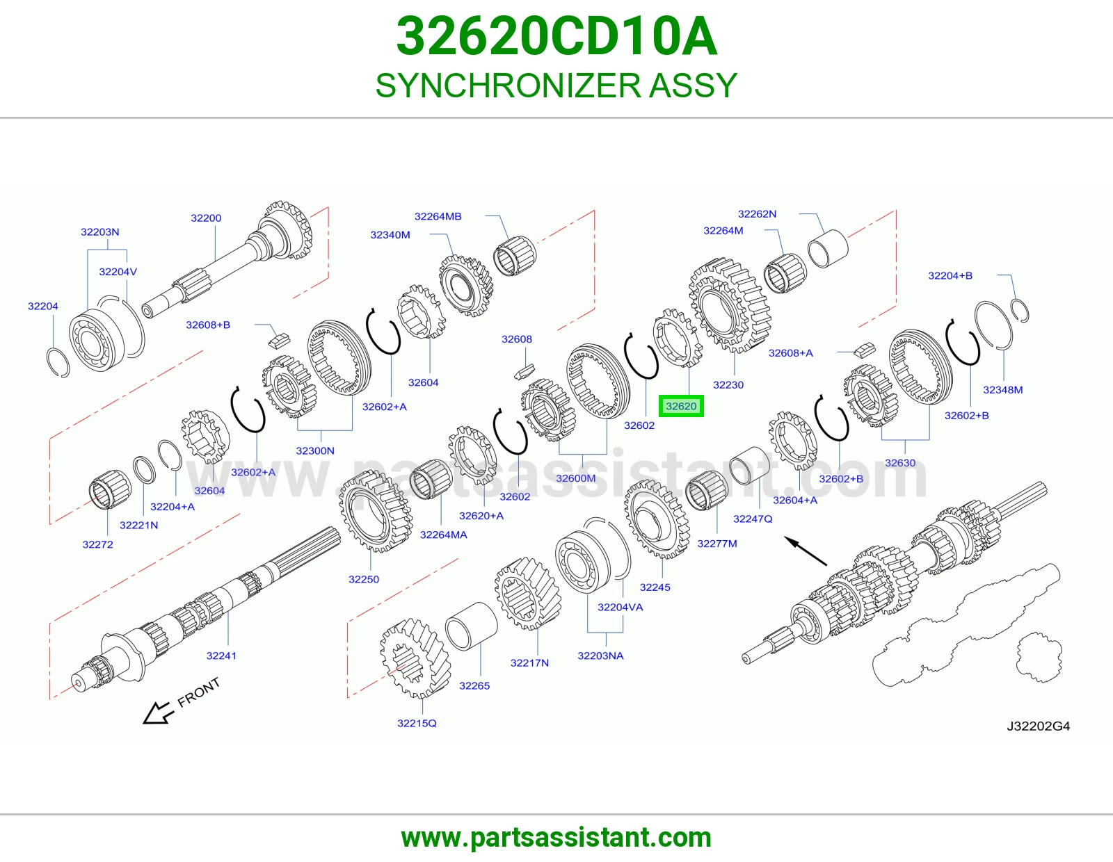 سنكرون كامل 32620CD10A