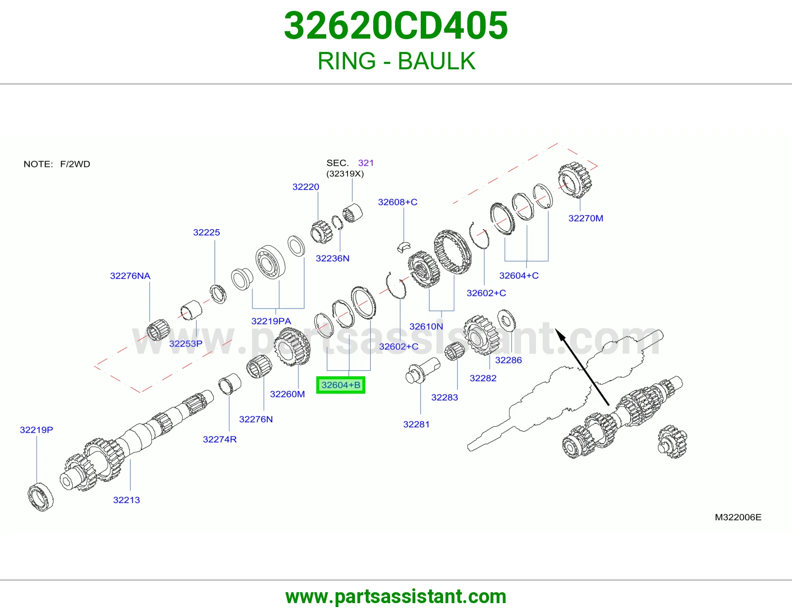 حلقة سنكرون 32620CD405