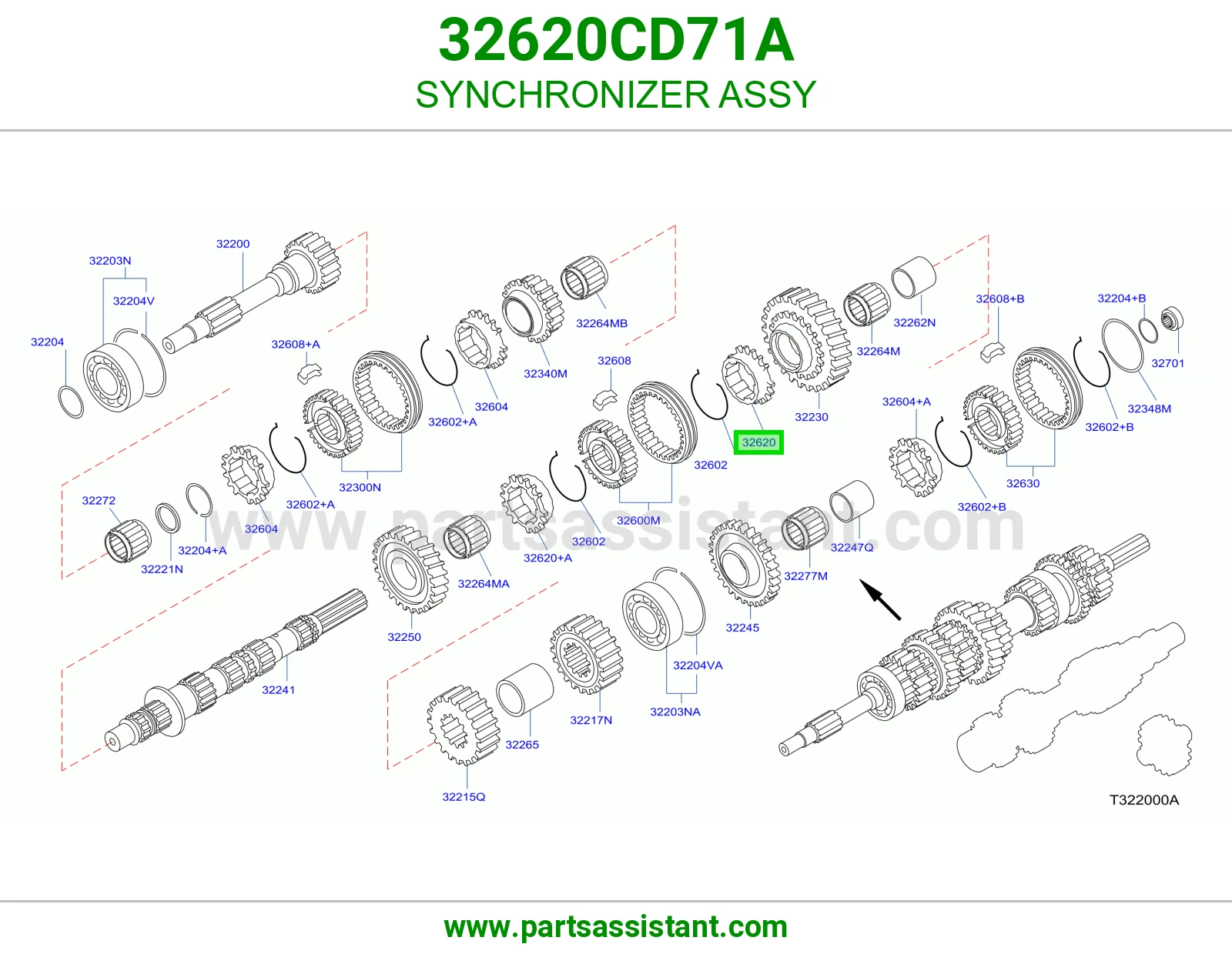 سنكرون كامل 32620CD71A