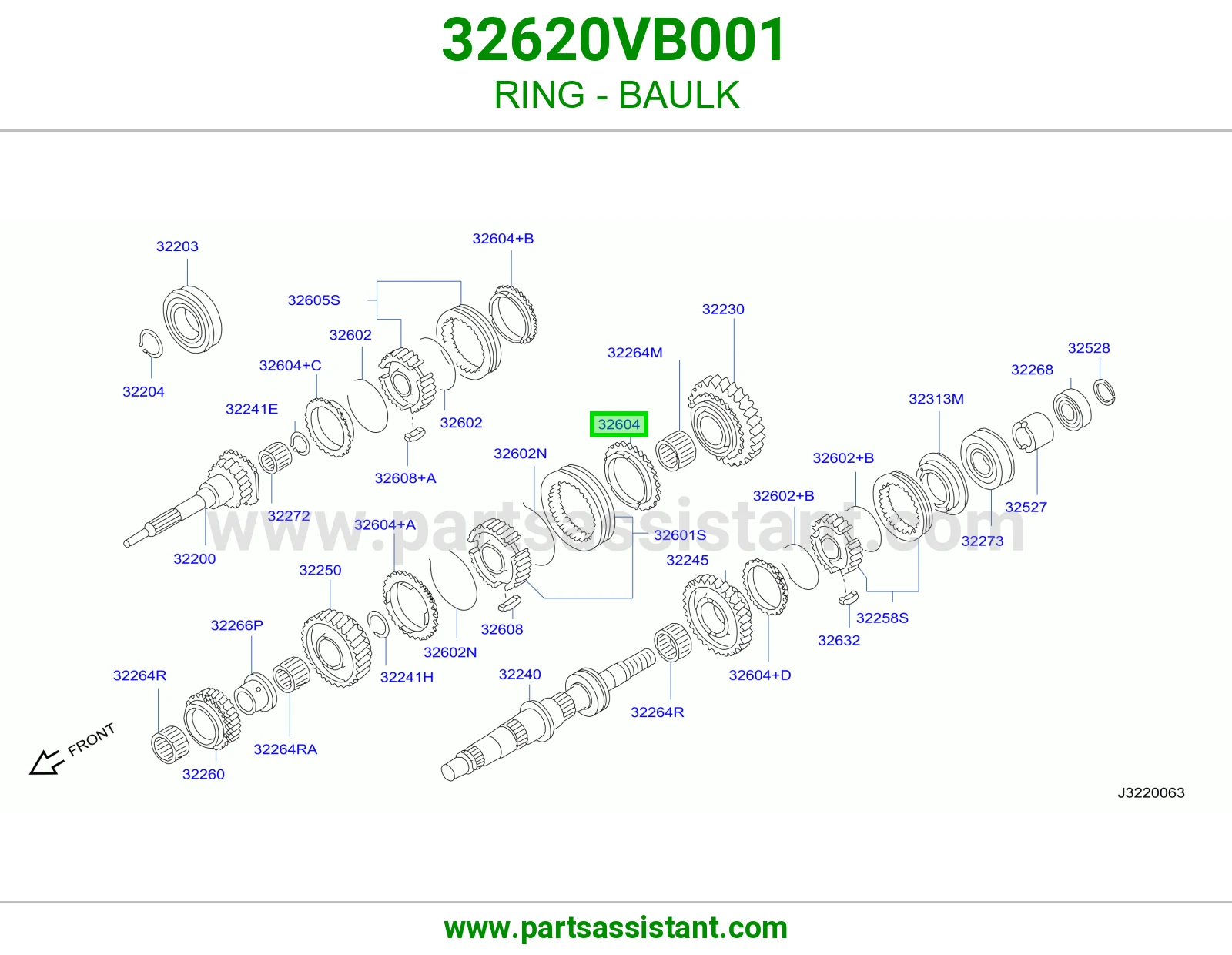 حلقة حاجز 32620VB001