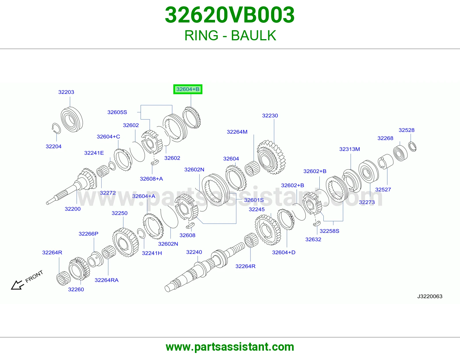 حلقة حاجز 32620VB003