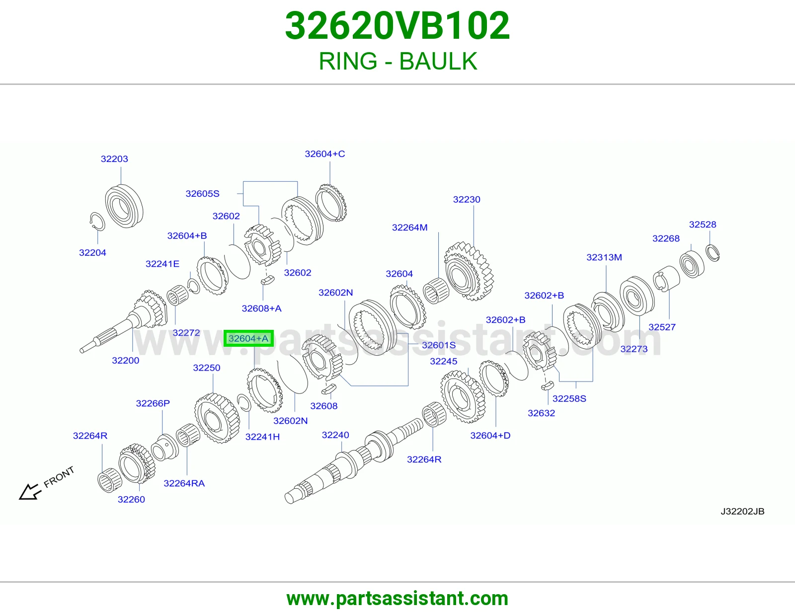 حلقة حاجز 32620VB102