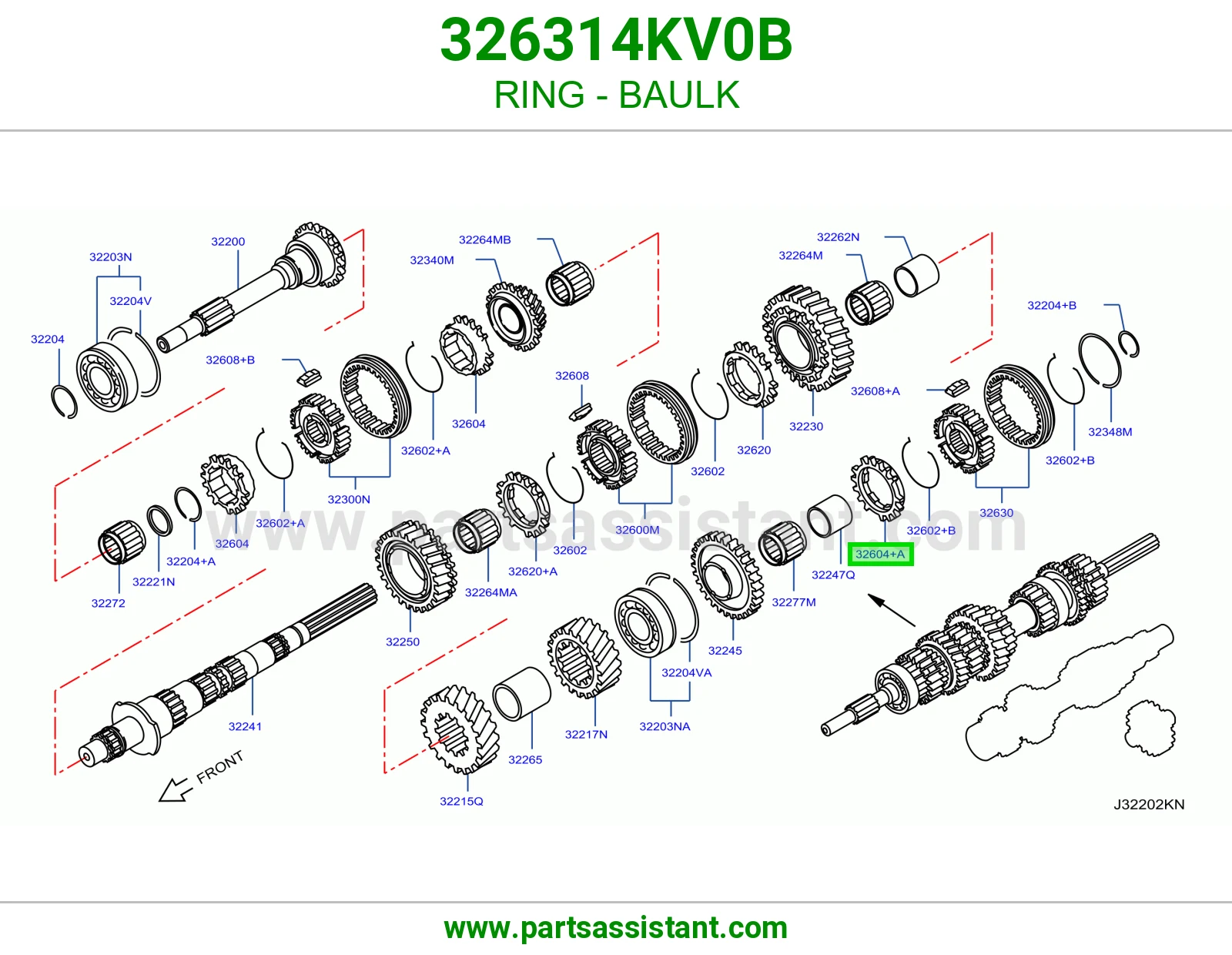 حلقة سنكرون 326314KV0B