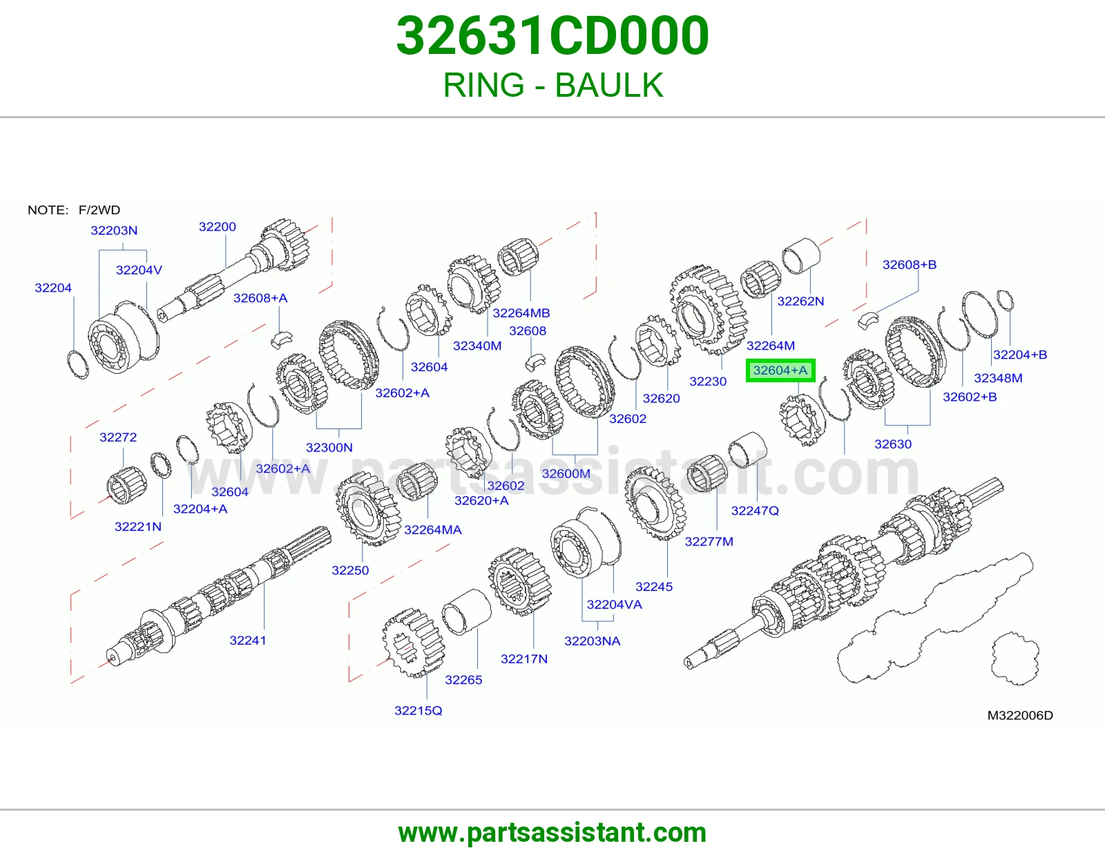 حلقة سنكرون 32631CD000