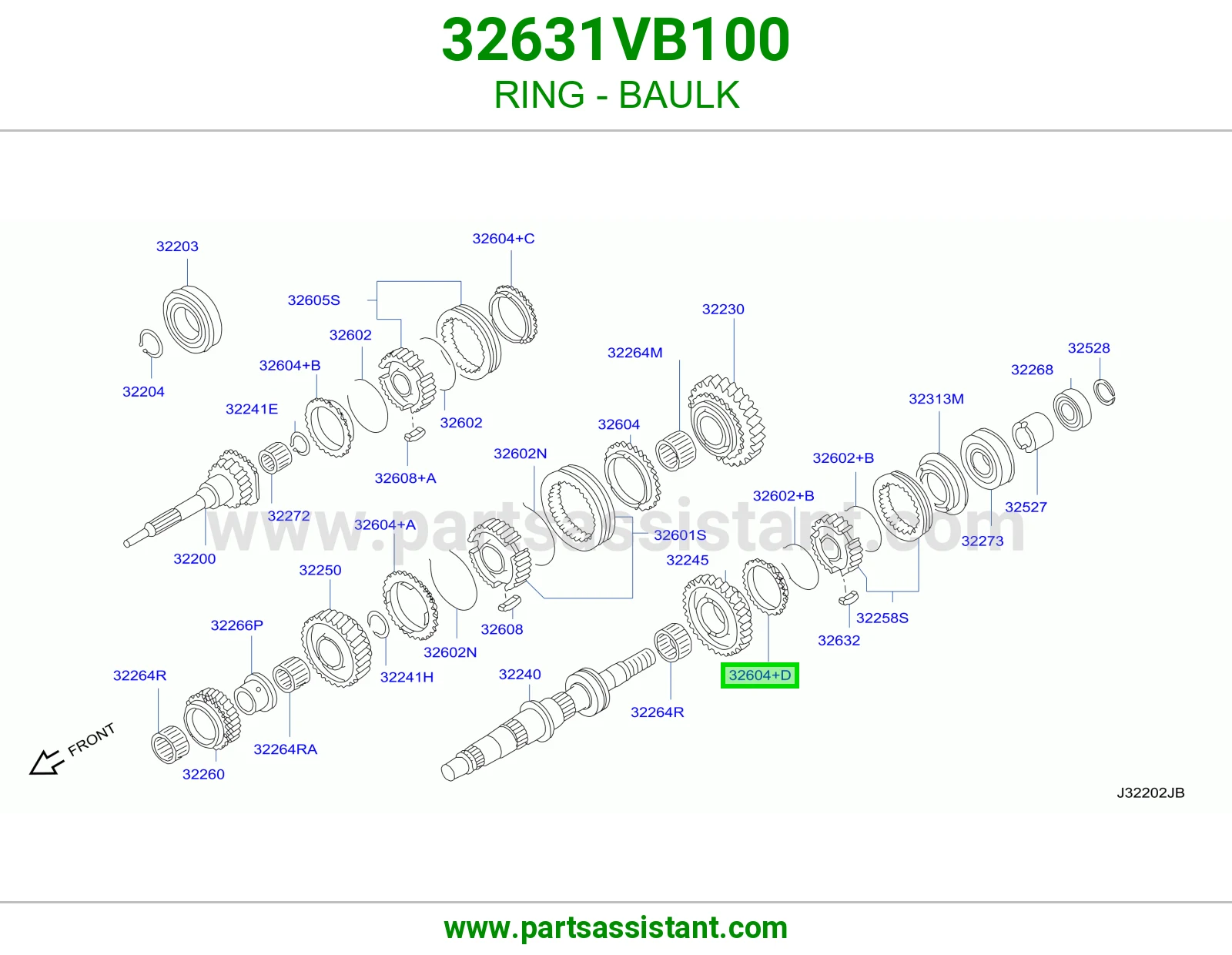حلقة حاجز 32631VB100