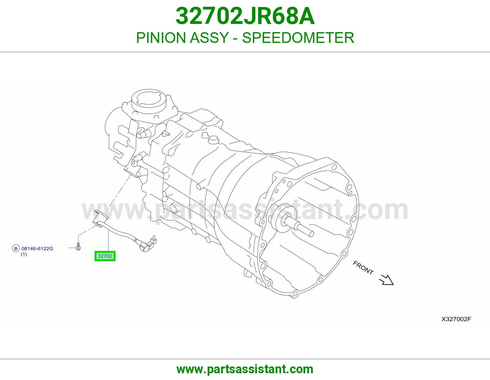 بنيون كامل عداد سرعة 32702JR68A