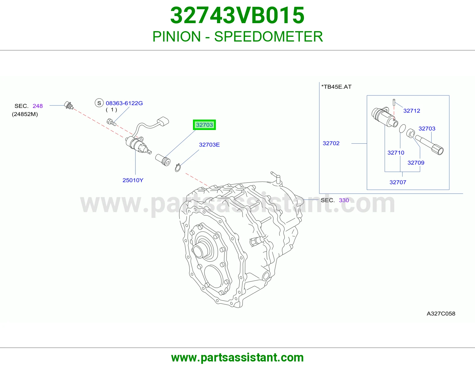 بنيون عداد سرعة 32743VB015