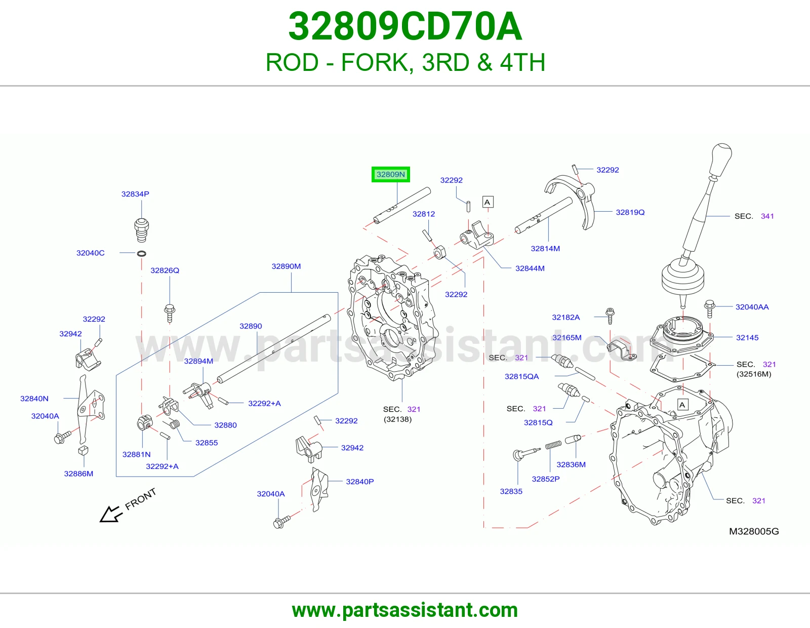ذراع شوكة ثالث رابع 32809CD70A