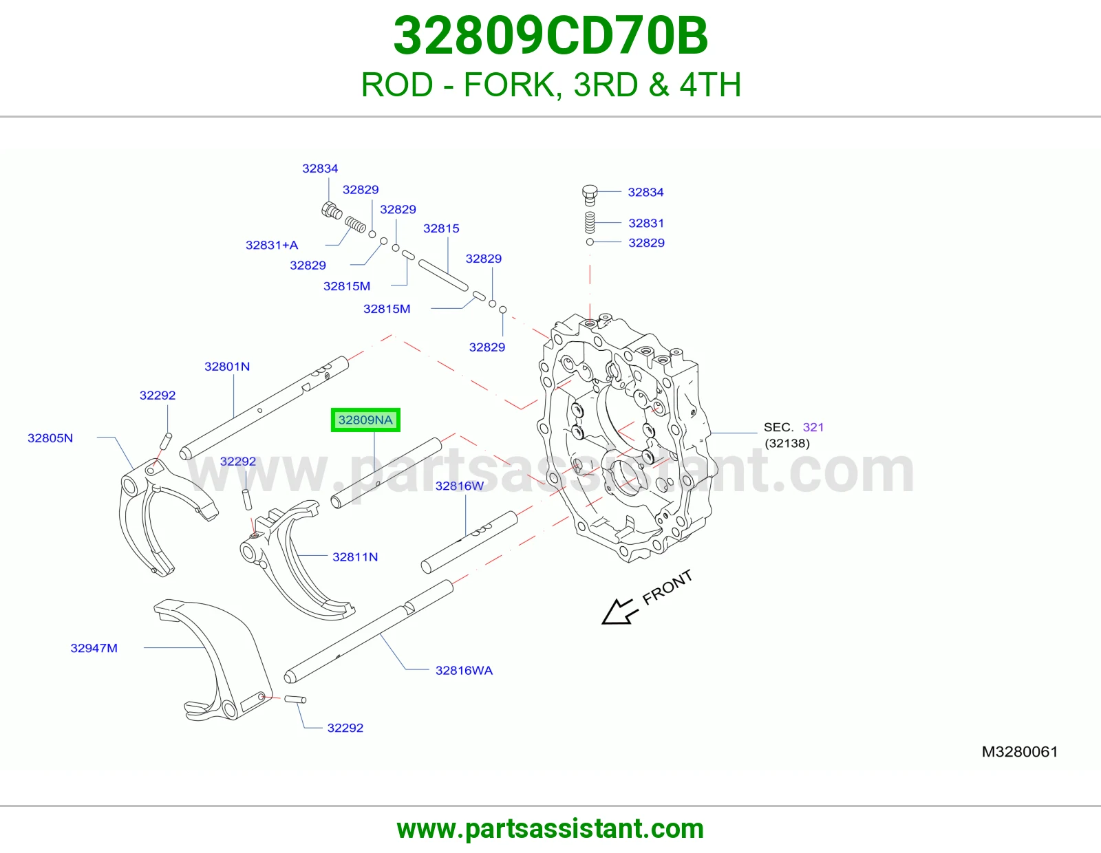ذراع شوكة ثالث رابع 32809CD70B
