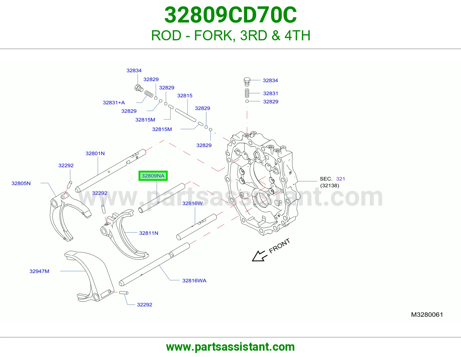 ذراع شوكة ثالث رابع 32809CD70C