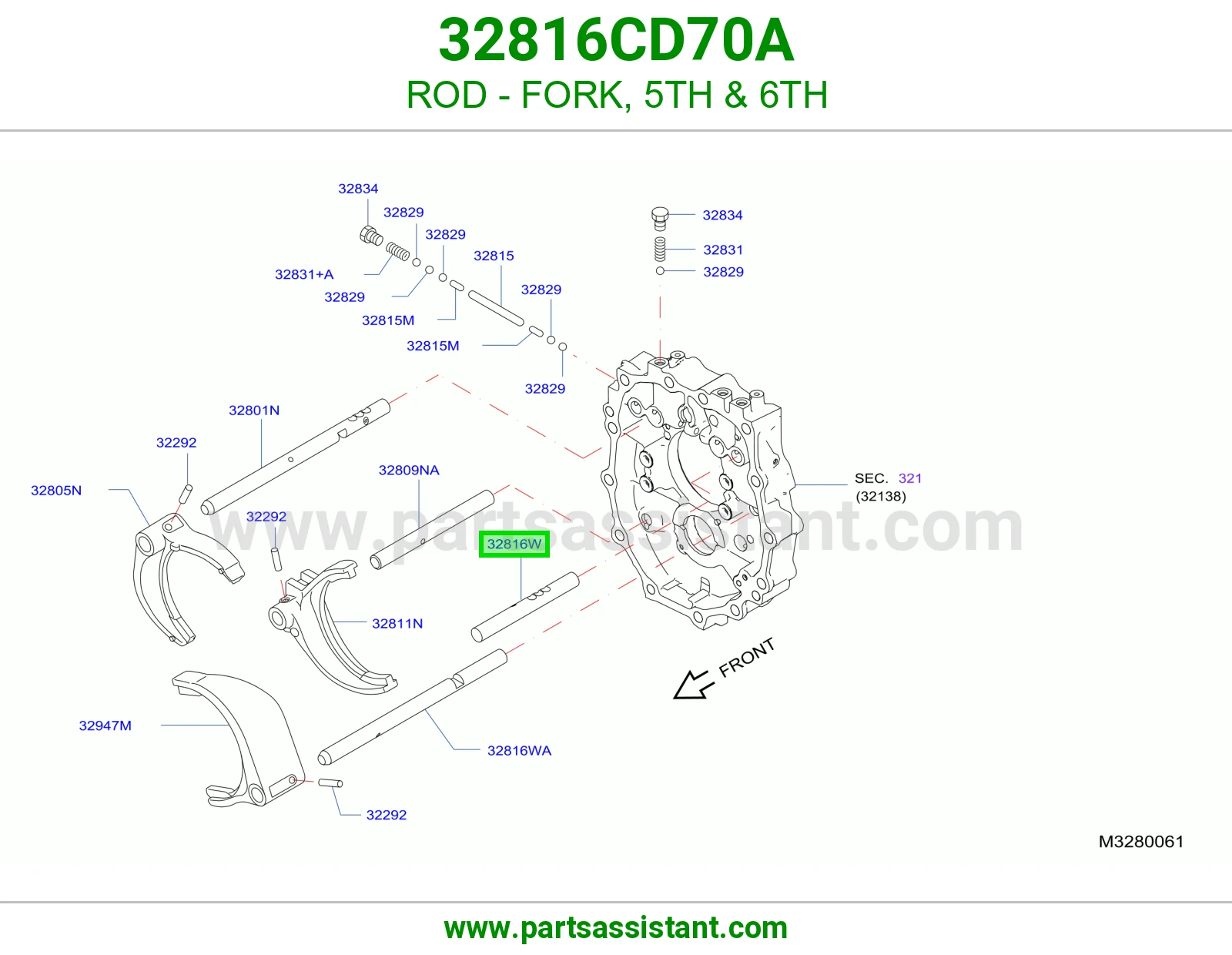 ذراع شوكة خامس سادس 32816CD70A